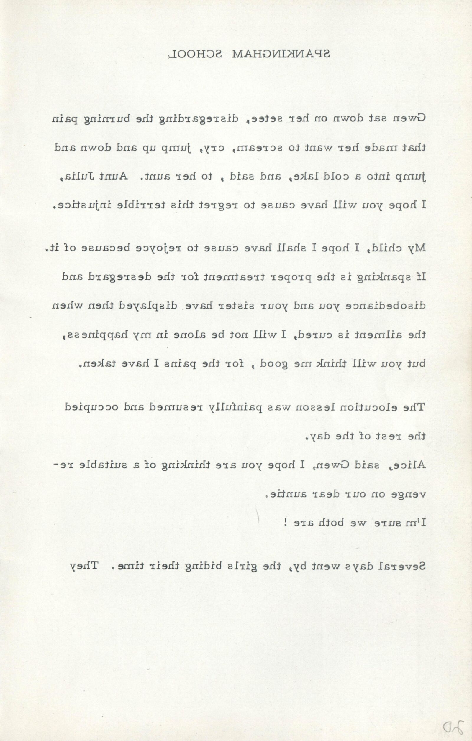 Vintage English Spanking Book