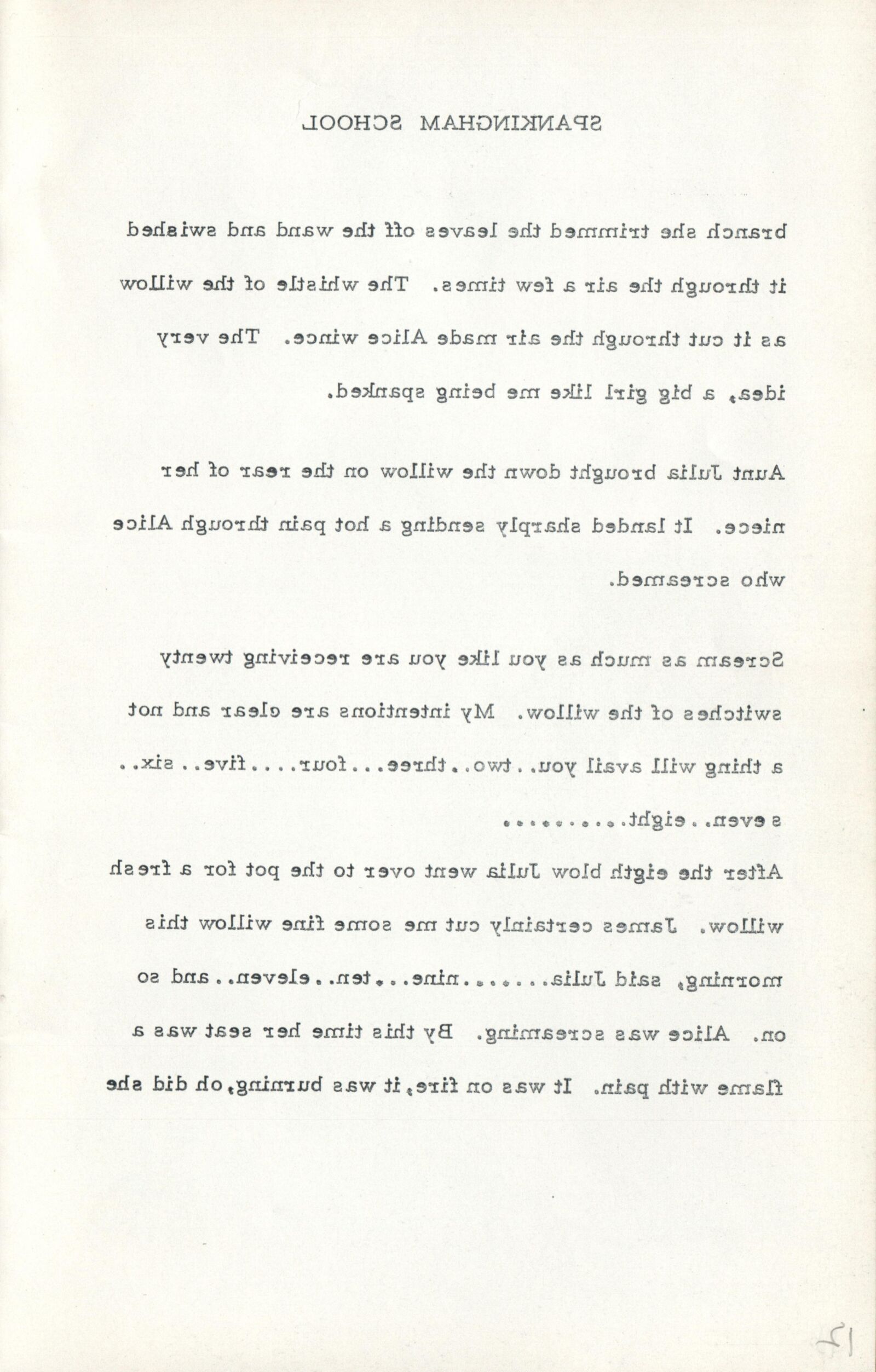 Vintage English Spanking Book
