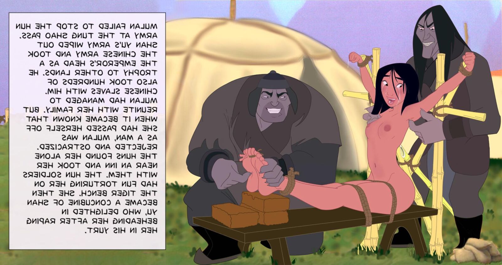 Wenn Bösewichte Cartoon -Helden gewinnen!
