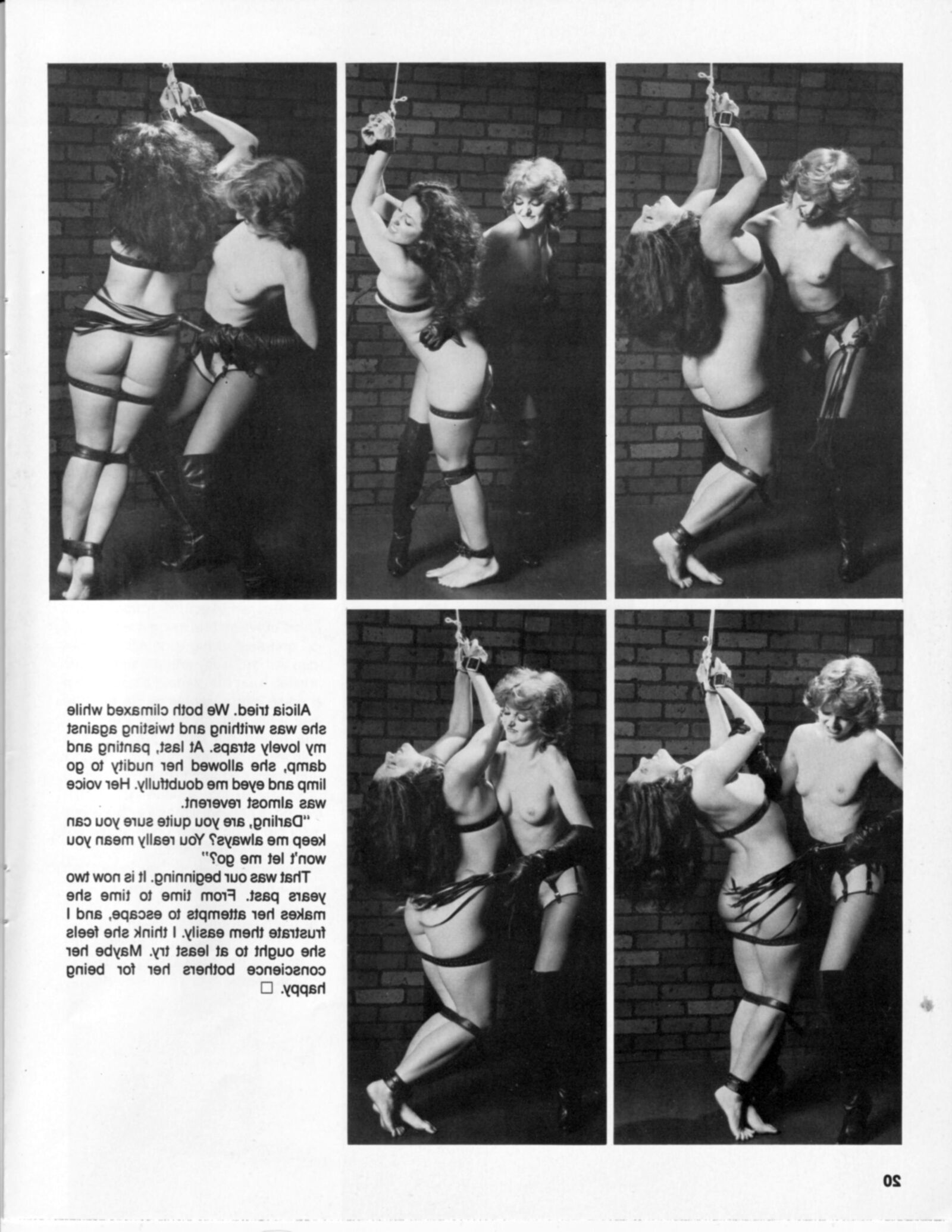 Vintage bondage magazine Bondage in the Buff 