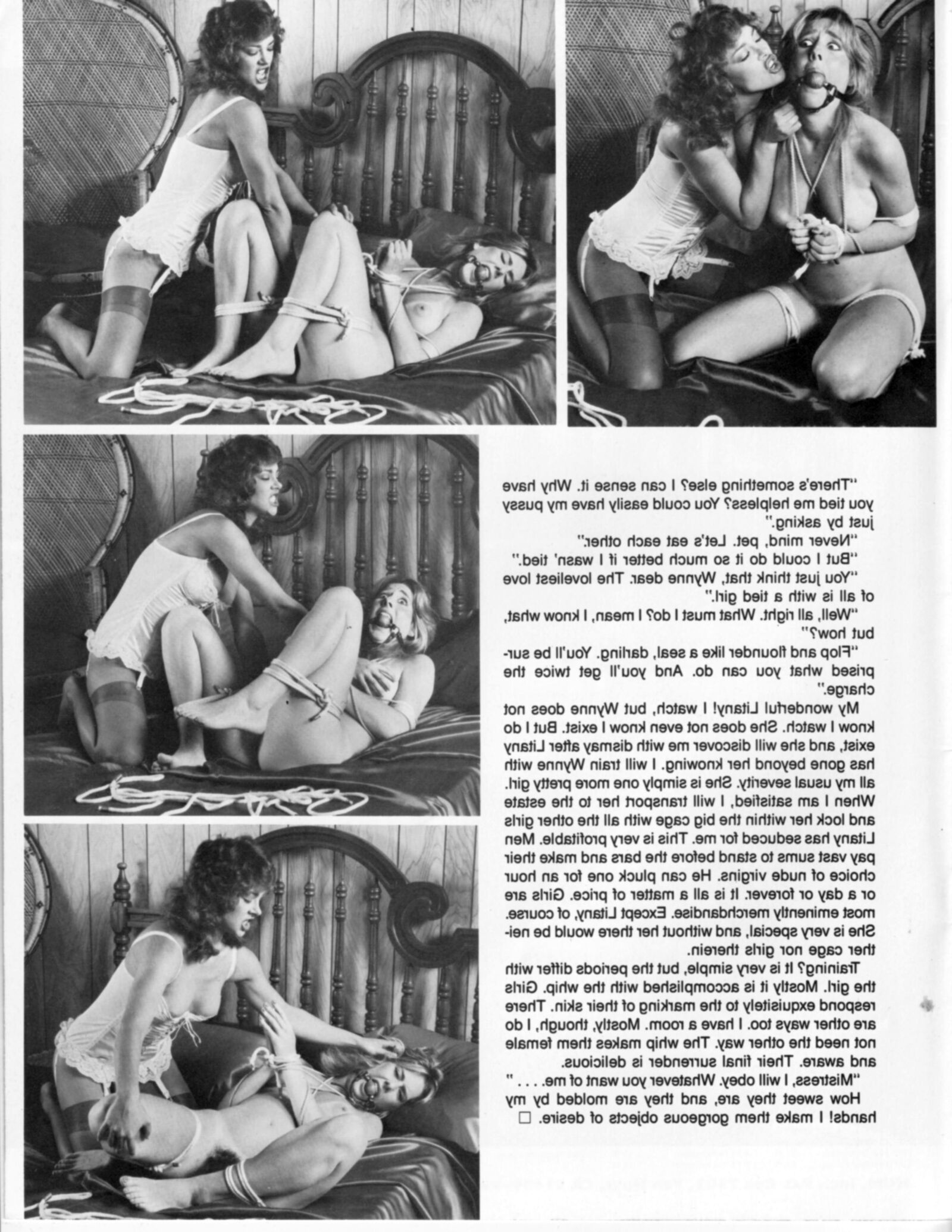 Vintage bondage magazine Bondage in the Buff 