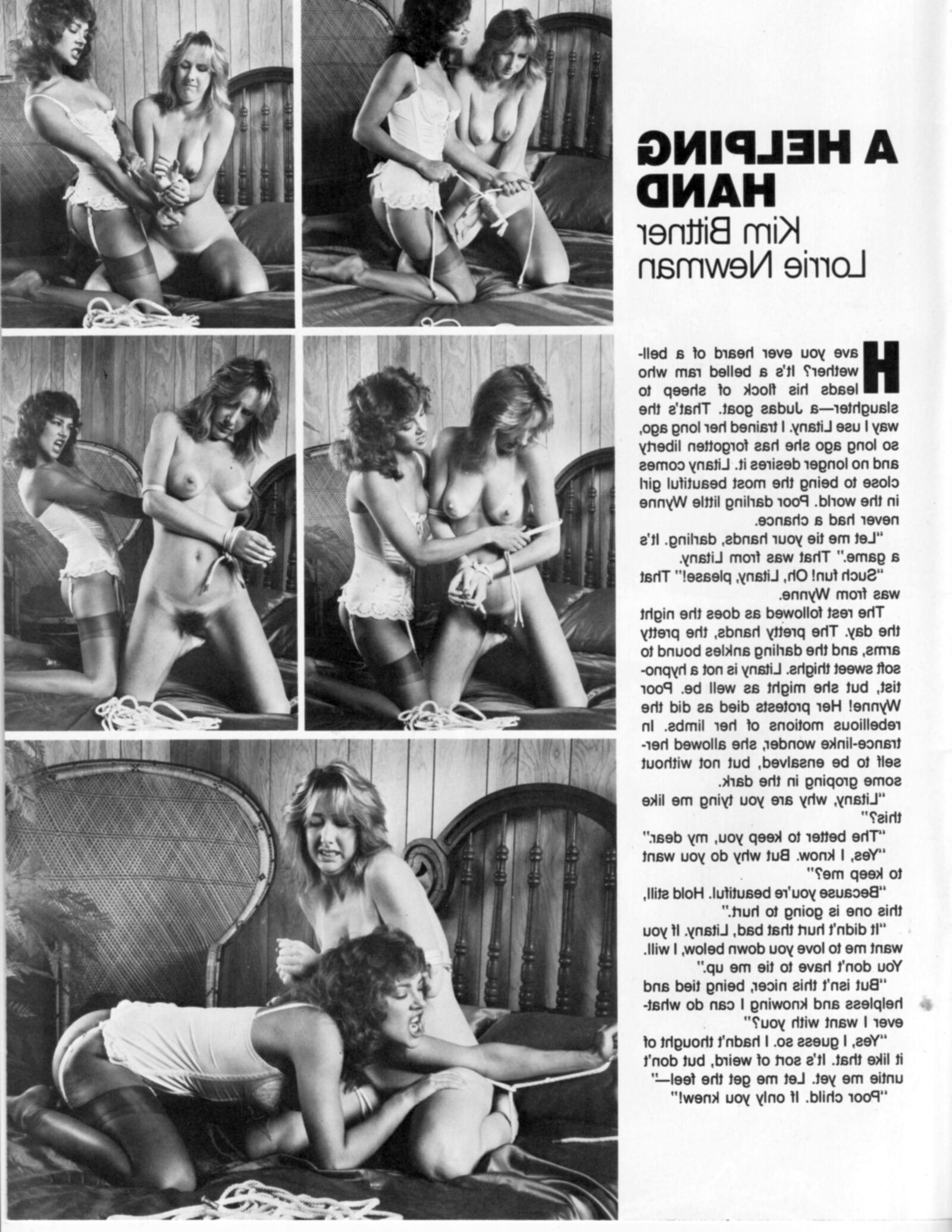 Vintage bondage magazine Bondage in the Buff 