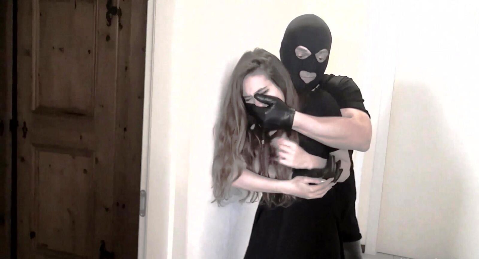 Masked man in your home