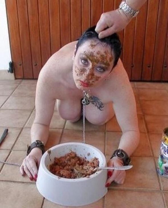 Bondage Udders with a Leash 