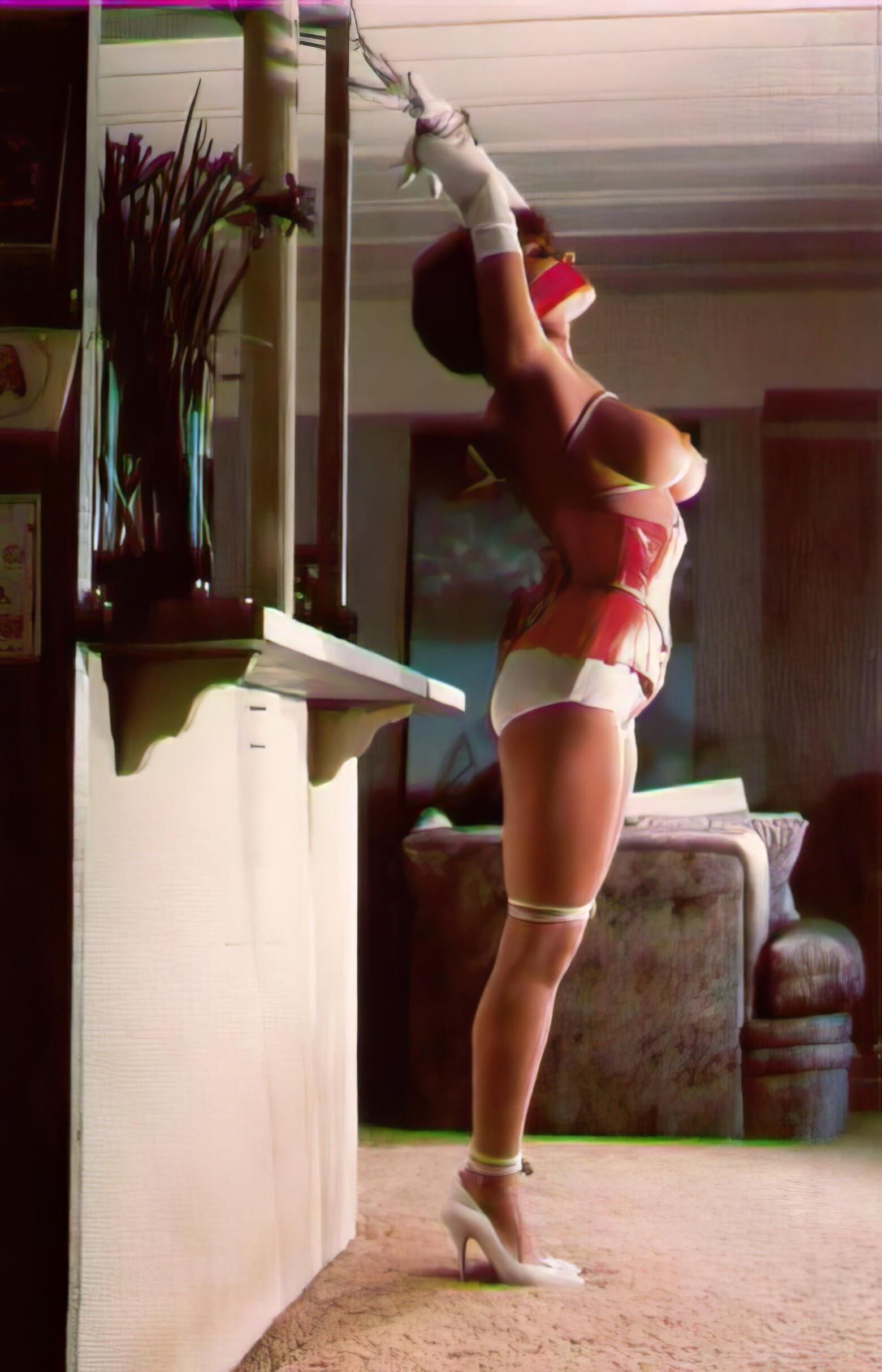 Modelo vintage BDSM Ashly reen Big Natural Boobs