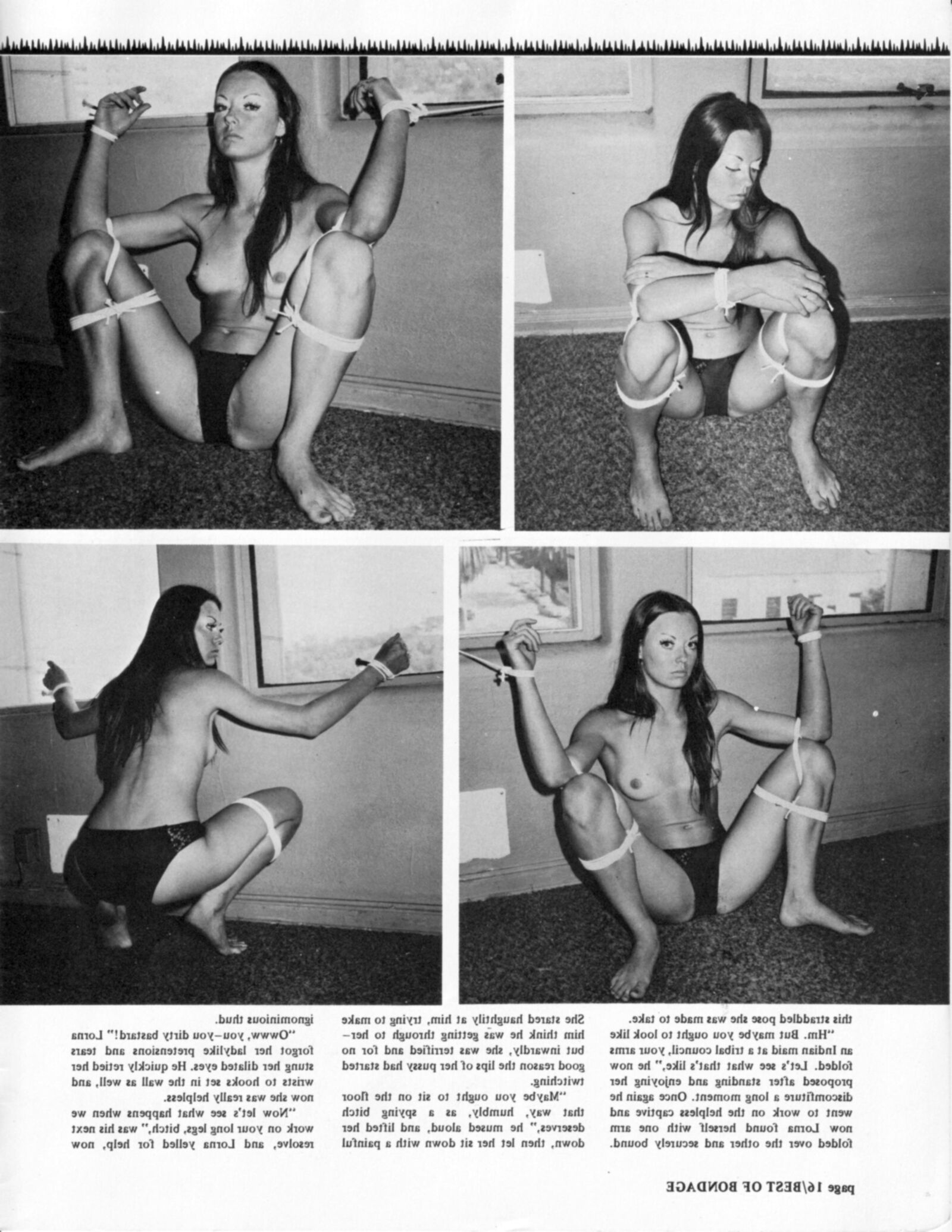 Vintage bondage magazine Best of Bondage , partial