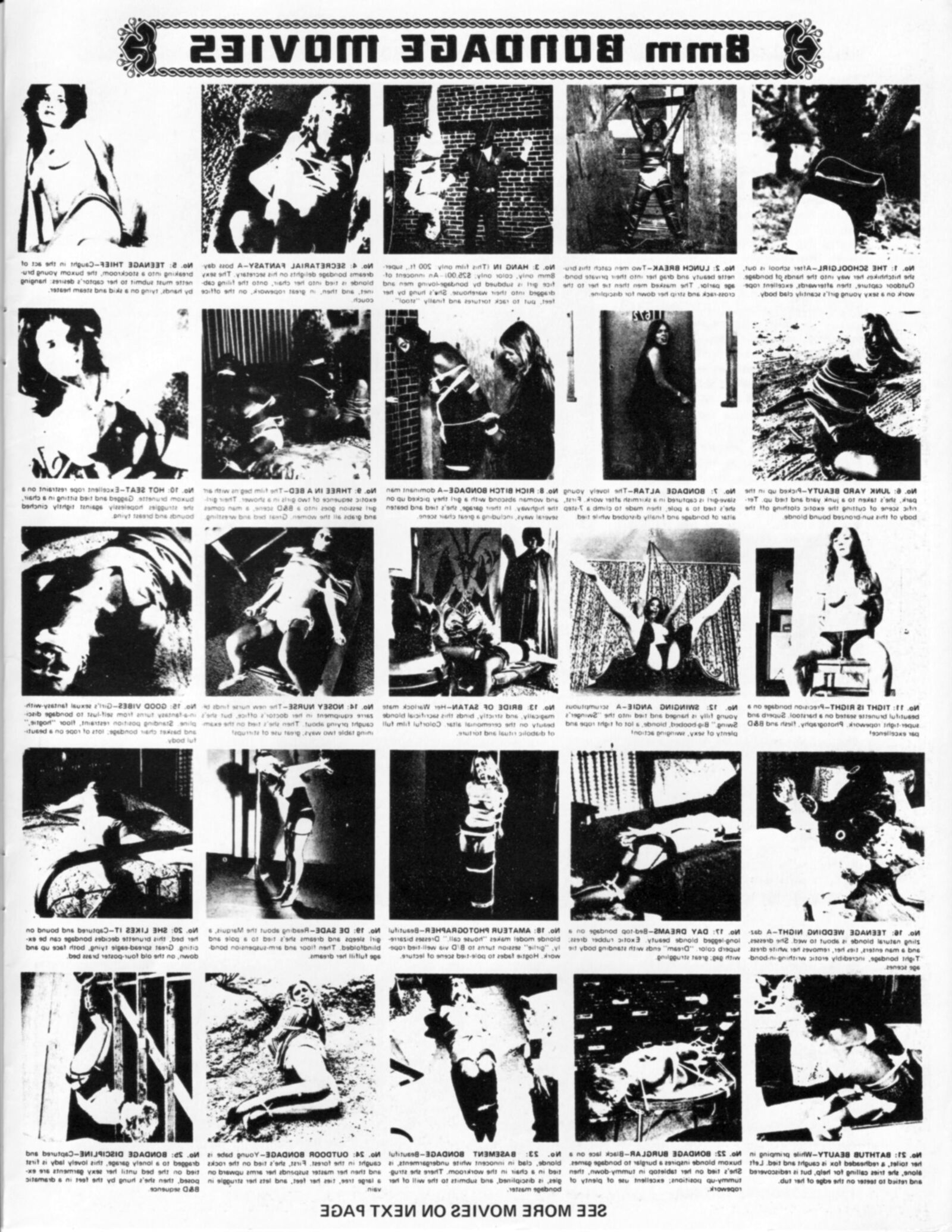 Vintage bondage magazine Best of Bondage , partial