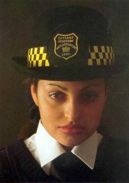 Retro Spanking Janus traffic warden