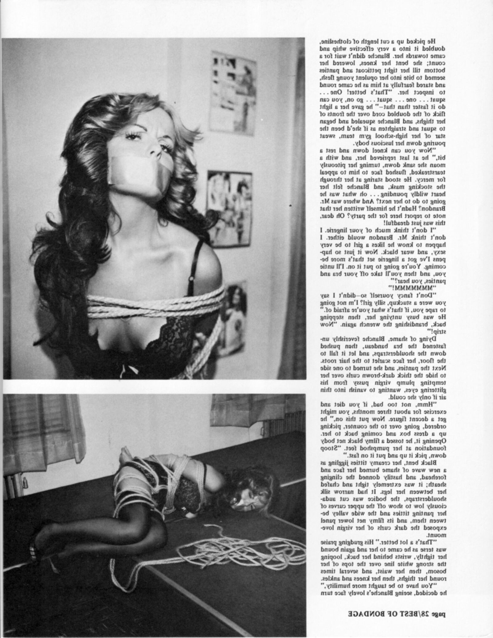 Vintage bondage magazine Best of Bondage , partial