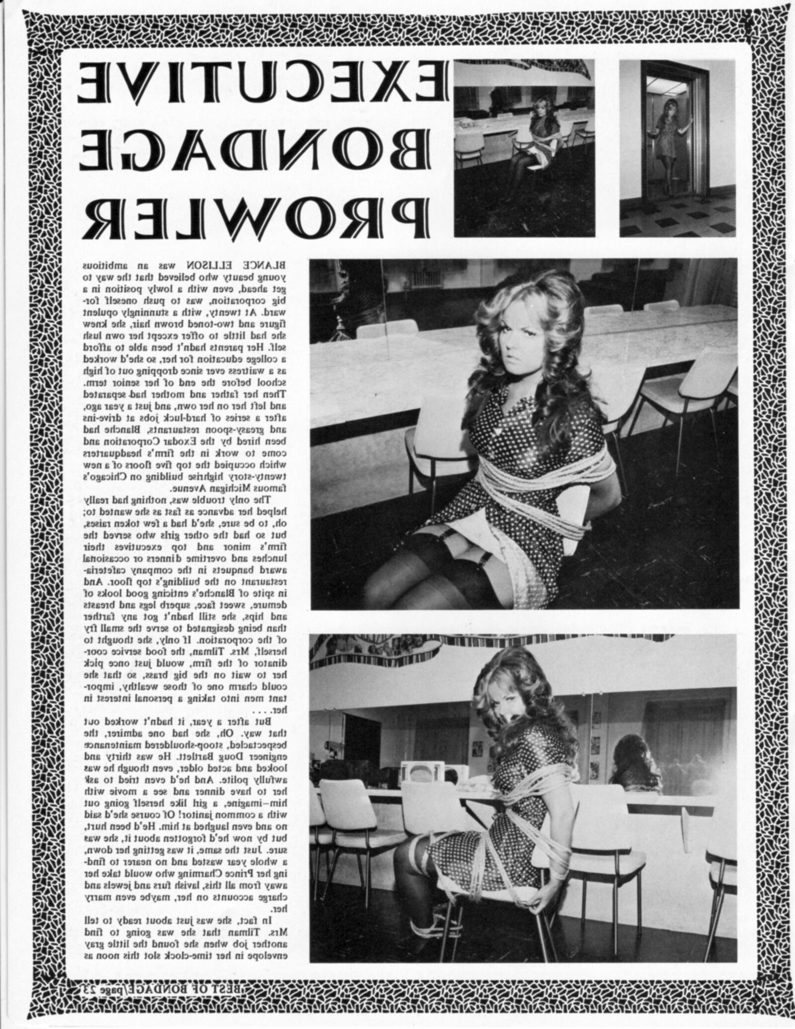 Vintage bondage magazine Best of Bondage , partial