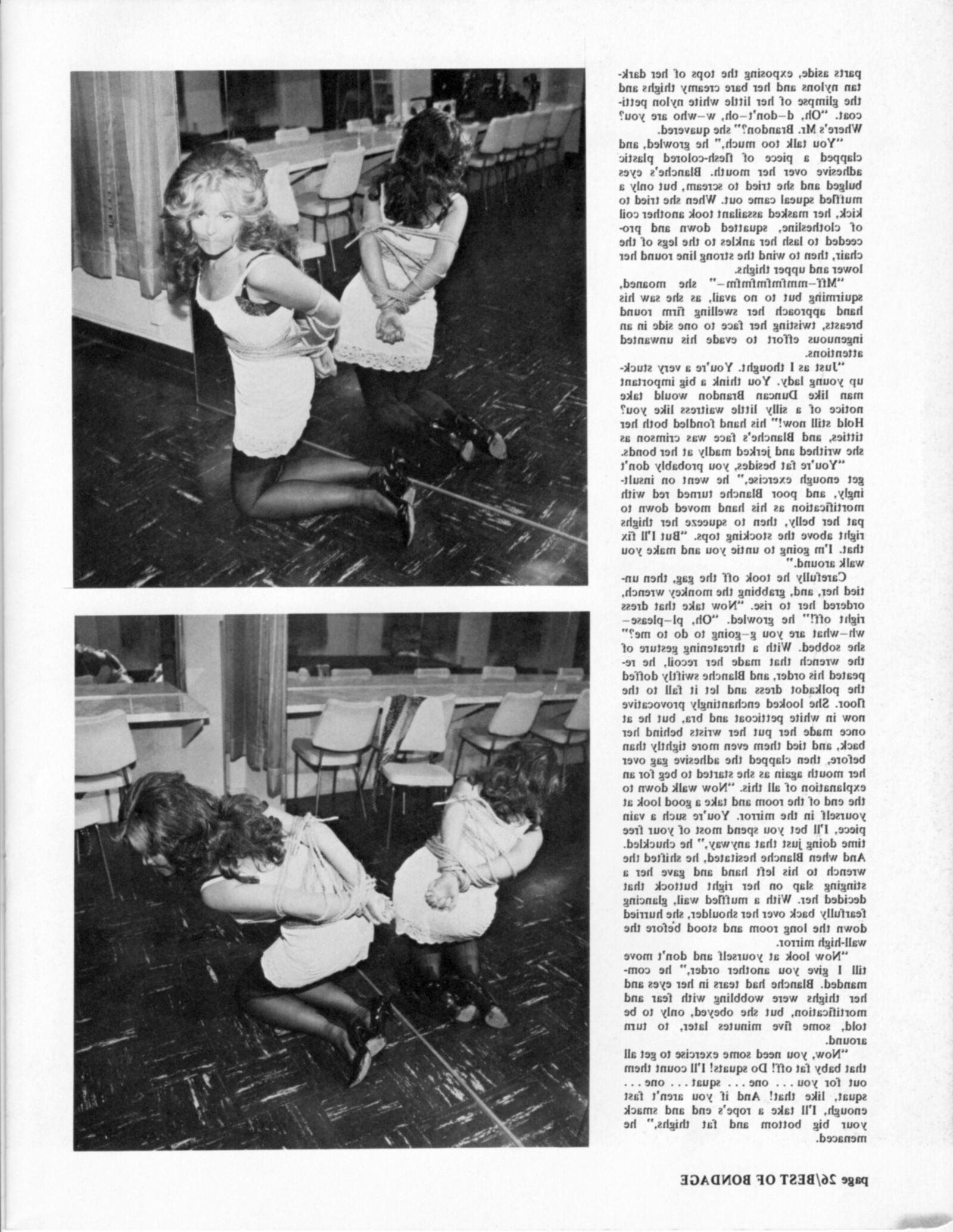 Vintage bondage magazine Best of Bondage , partial