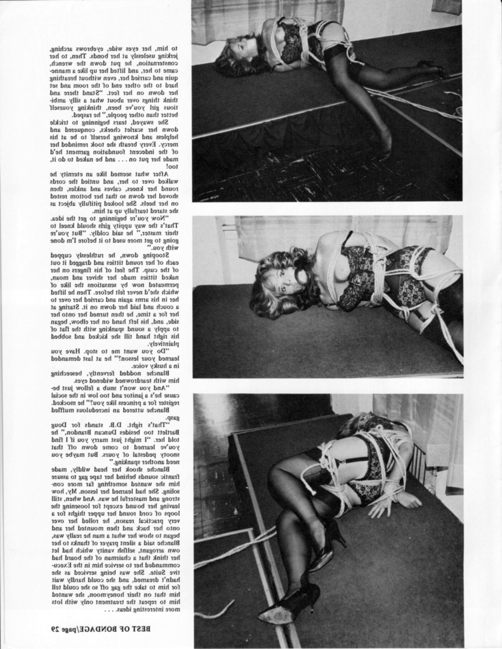 Vintage bondage magazine Best of Bondage , partial