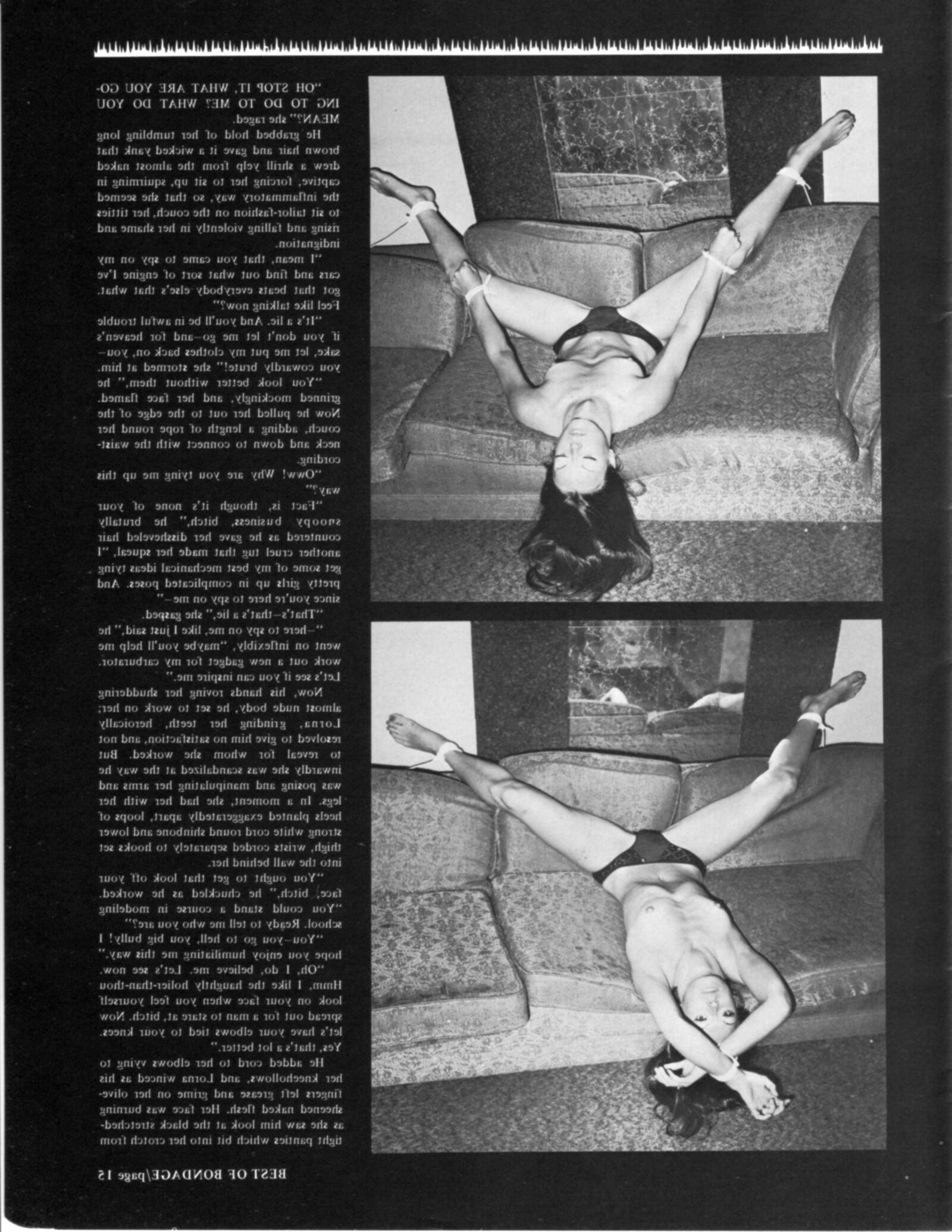 Vintage bondage magazine Best of Bondage , partial