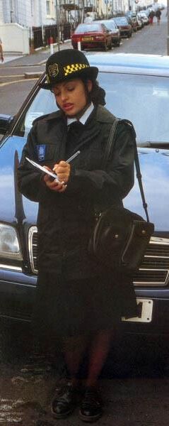 Retro Spanking Janus traffic warden