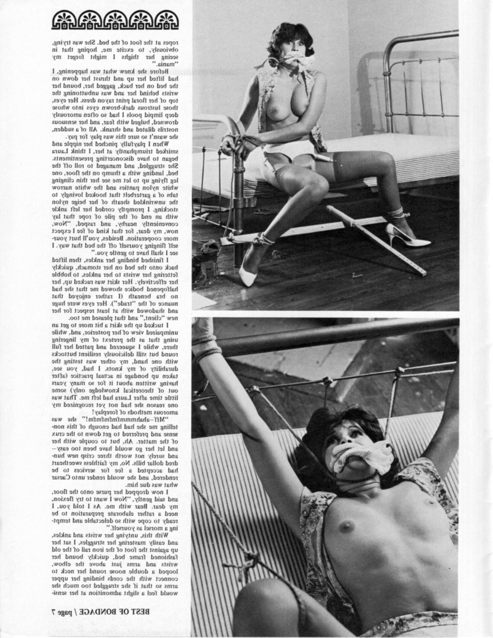 Vintage bondage magazine Best of Bondage , partial
