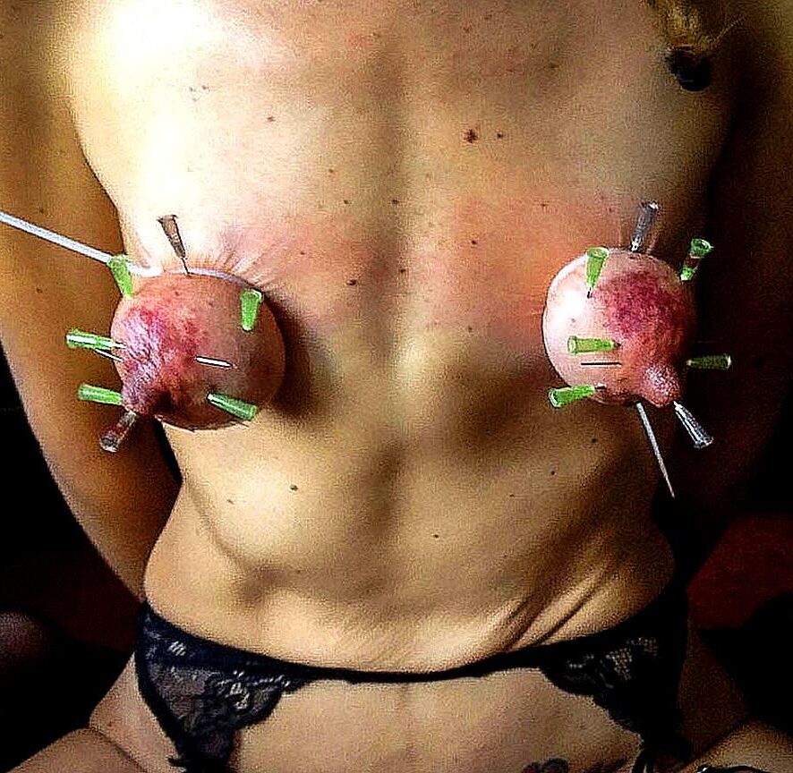 . What female udders are for Attention, not for wimps !