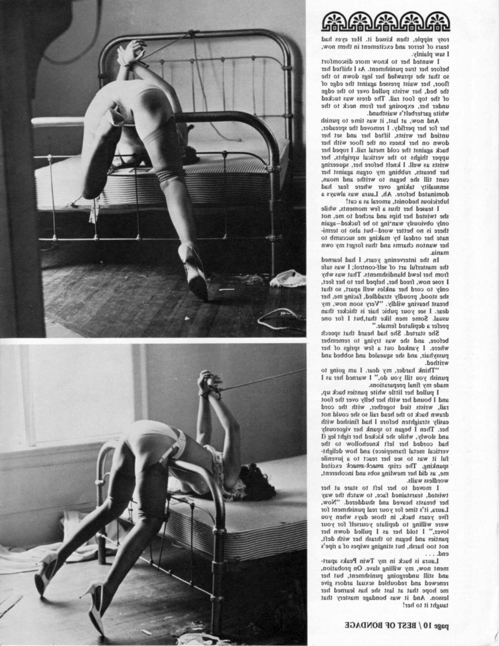 Vintage bondage magazine Best of Bondage , partial
