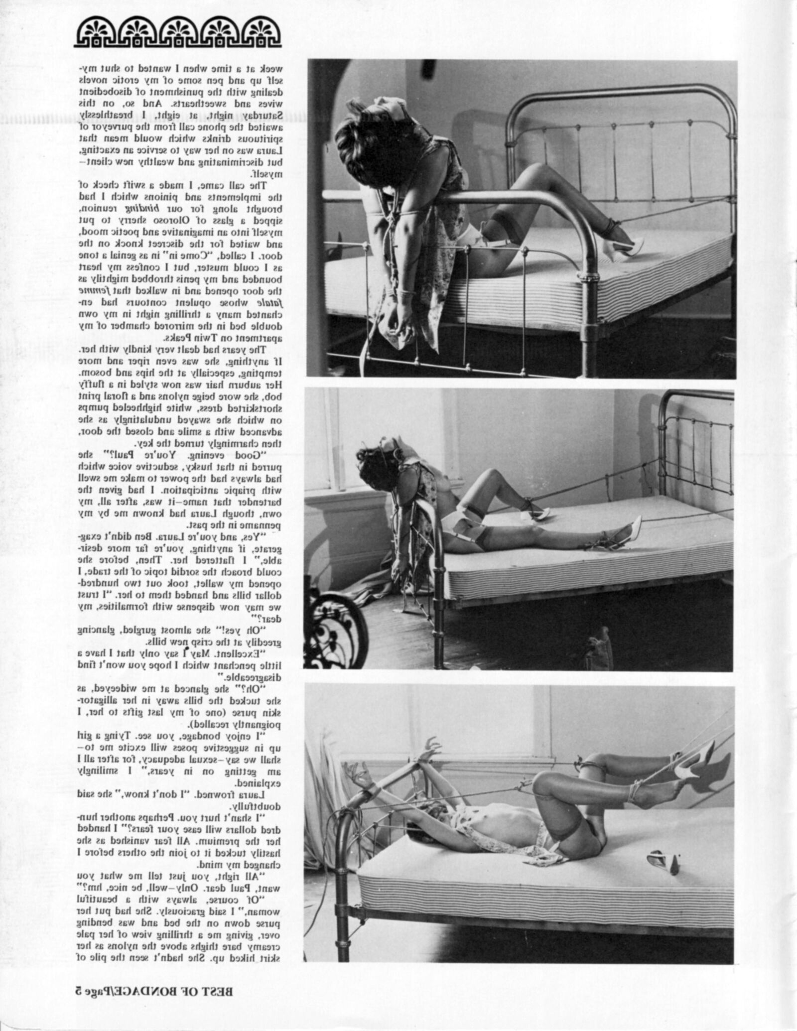 Vintage bondage magazine Best of Bondage , partial