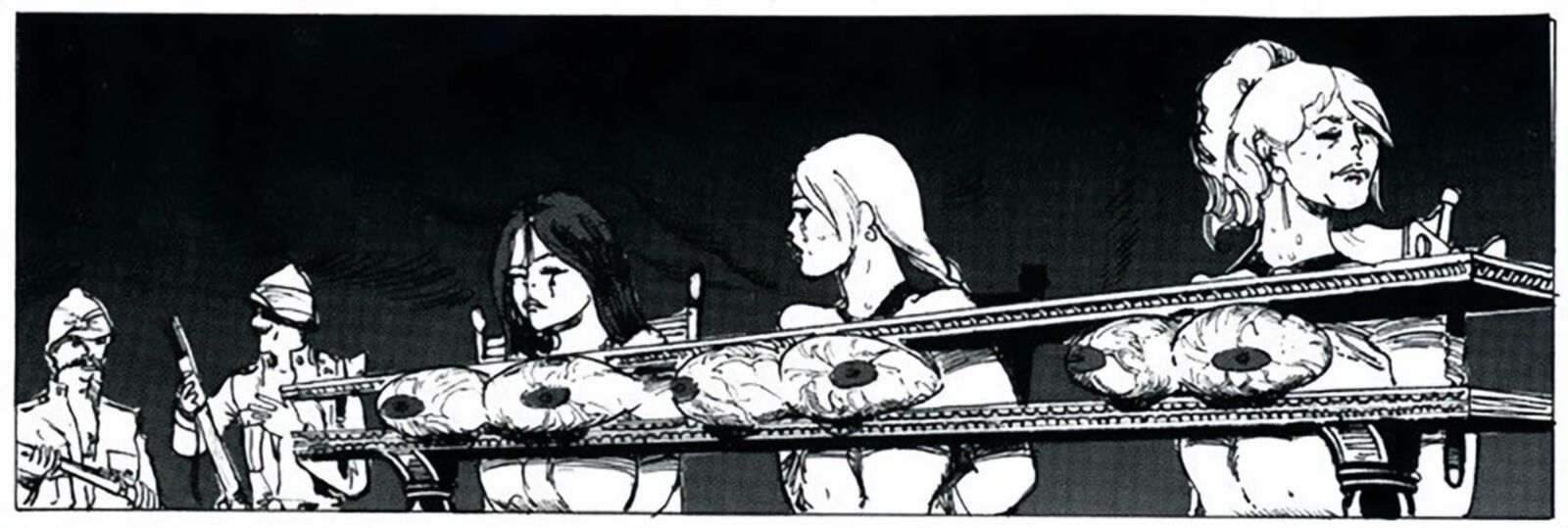 Tit crushing bondage comic images (cleaned up) 