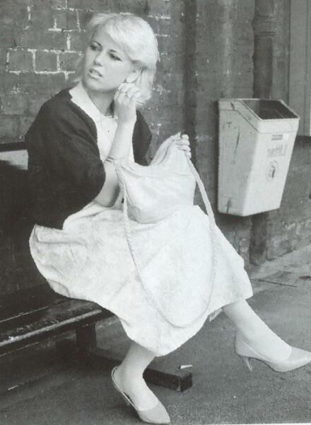 Retro Spanking Blushes Conjunto de fotos Misc Black and White