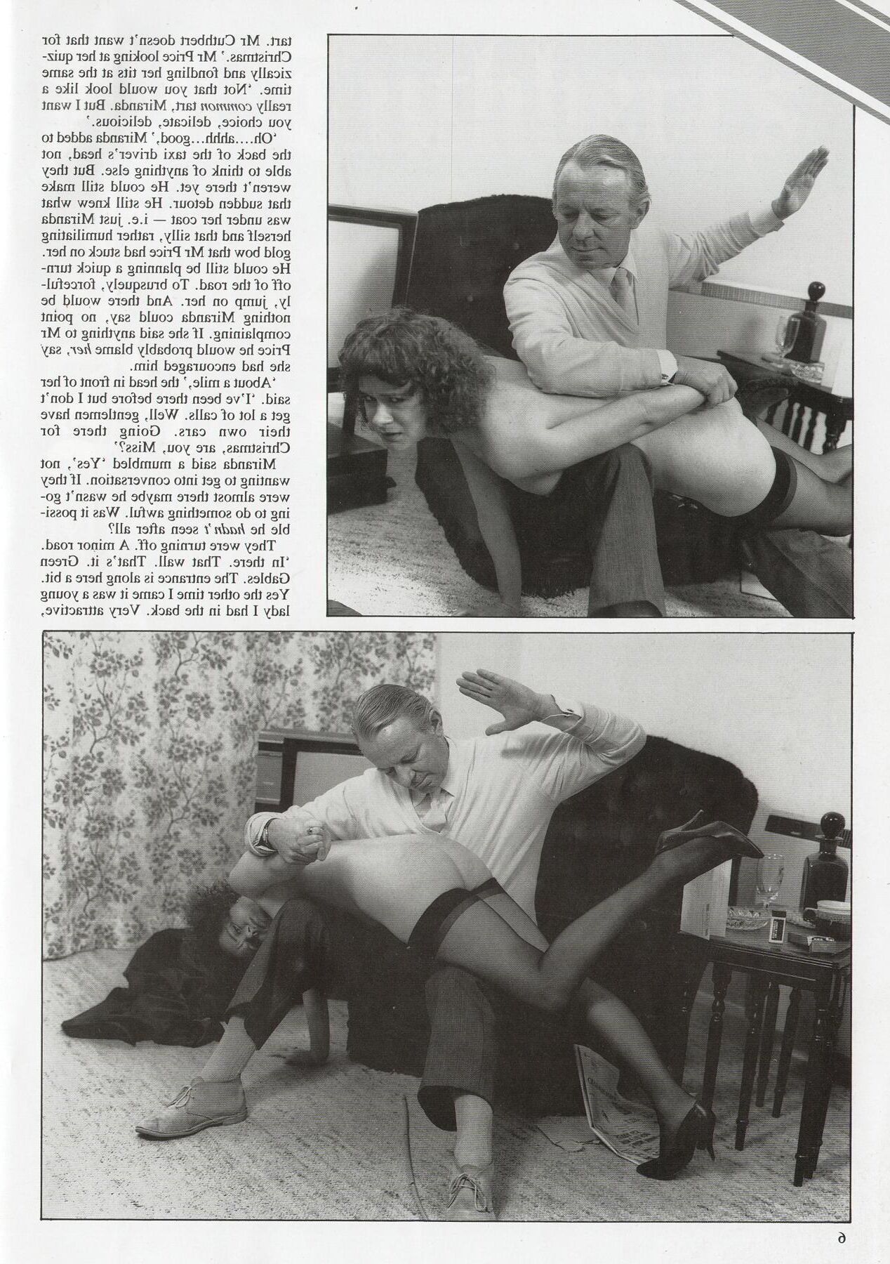 Retro Spanking Blushes Picture Conjunto de natal presente