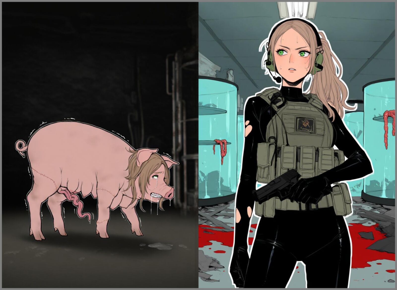 Before and After : Worthless Cunts