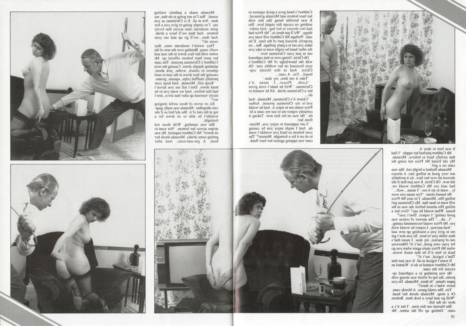 Retro Spanking Blushes Picture Conjunto de natal presente
