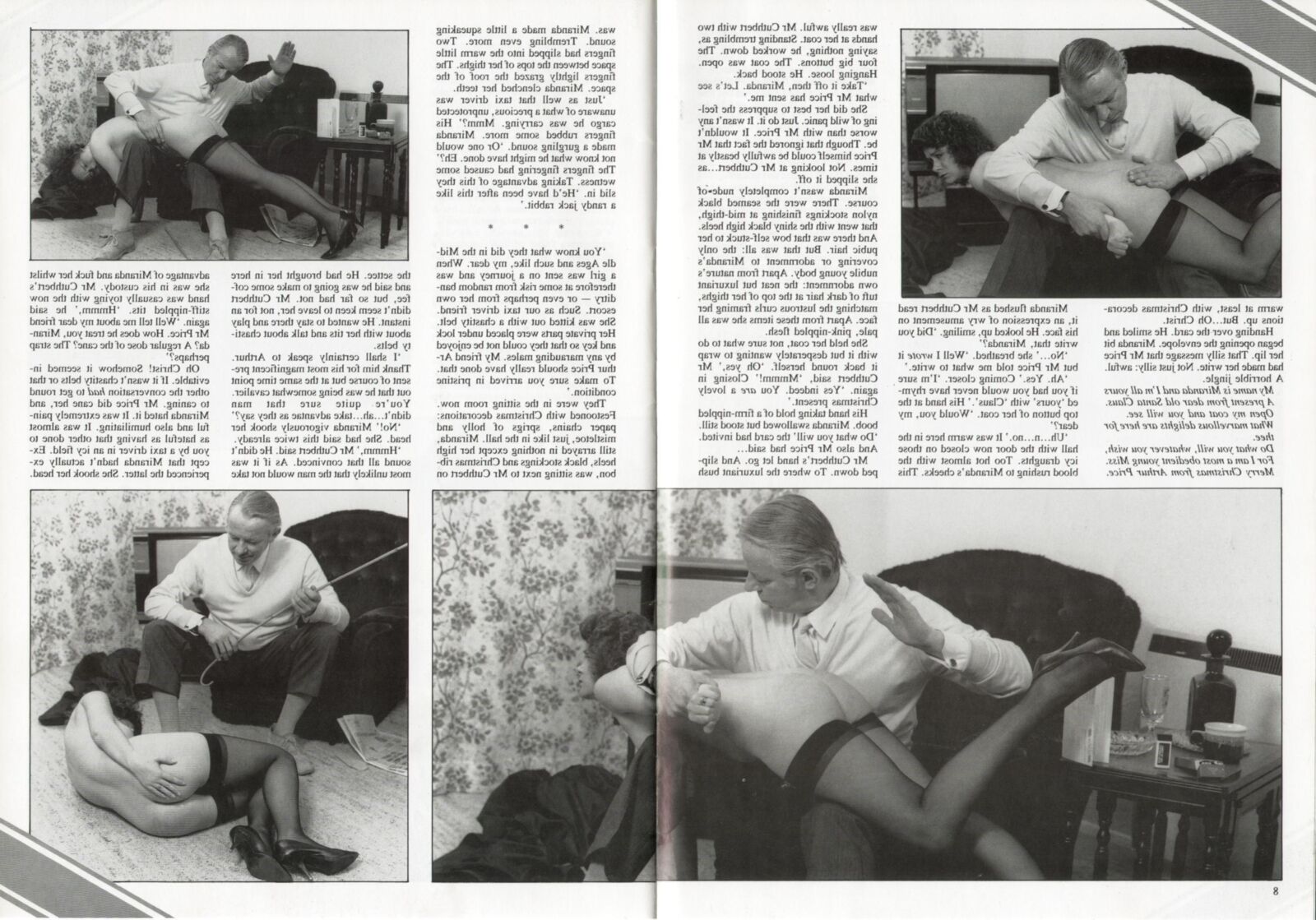 Retro Spanking Blushes Picture Conjunto de natal presente