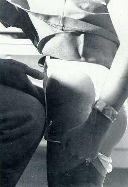 Retro Spanking Blushes Conjunto de fotos Misc Black and White