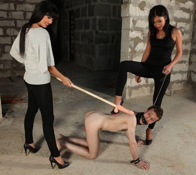 Traga os Strapon e vamos foder sua buceta de homem