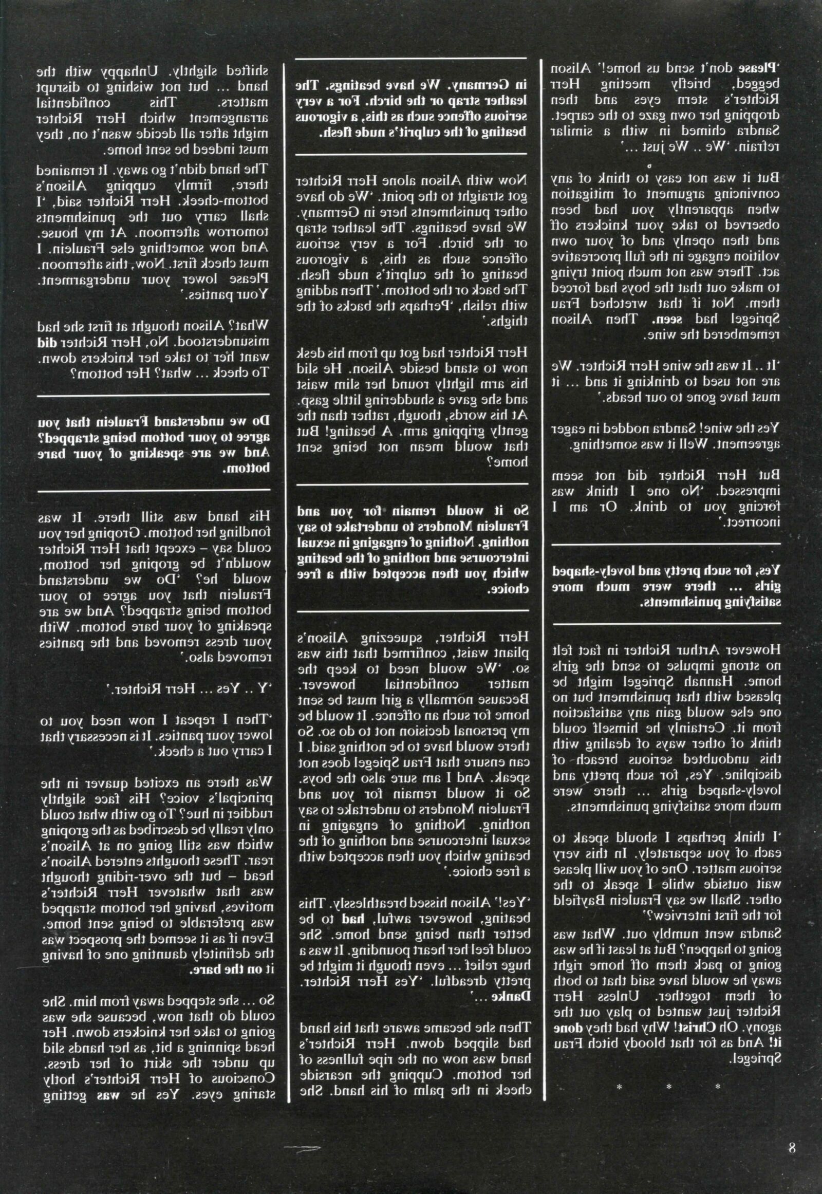 Problema de rubores de azotes retro completos