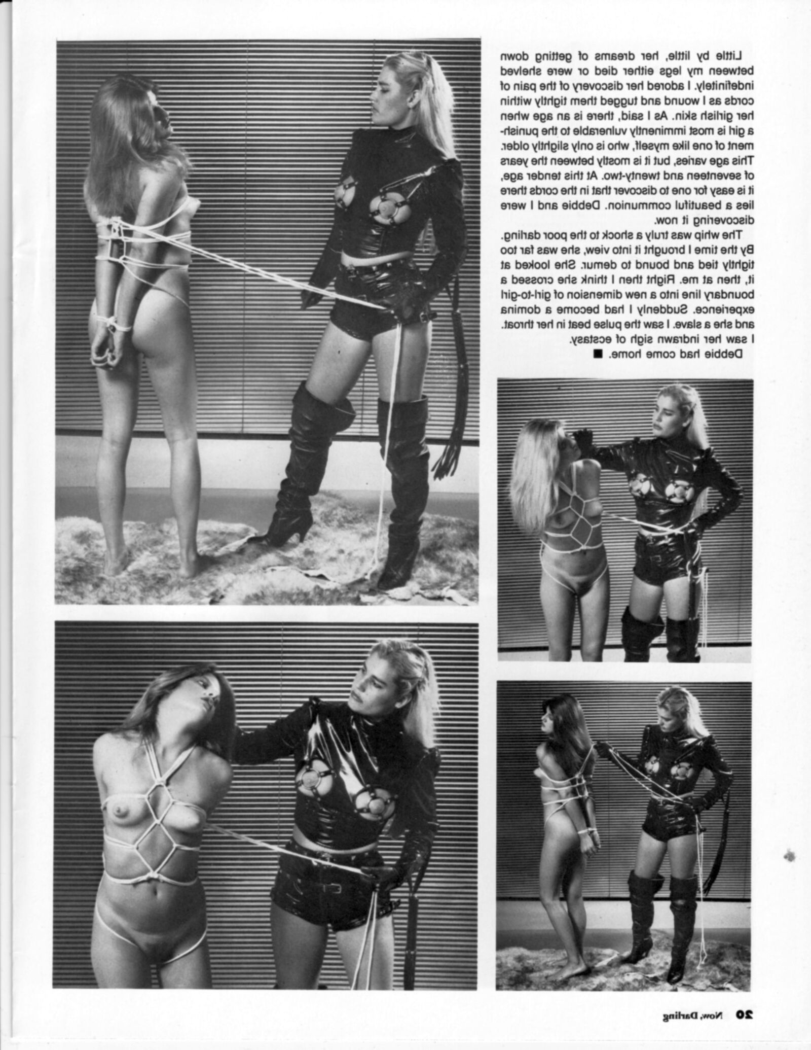 Revista vintage bondage agora, querida