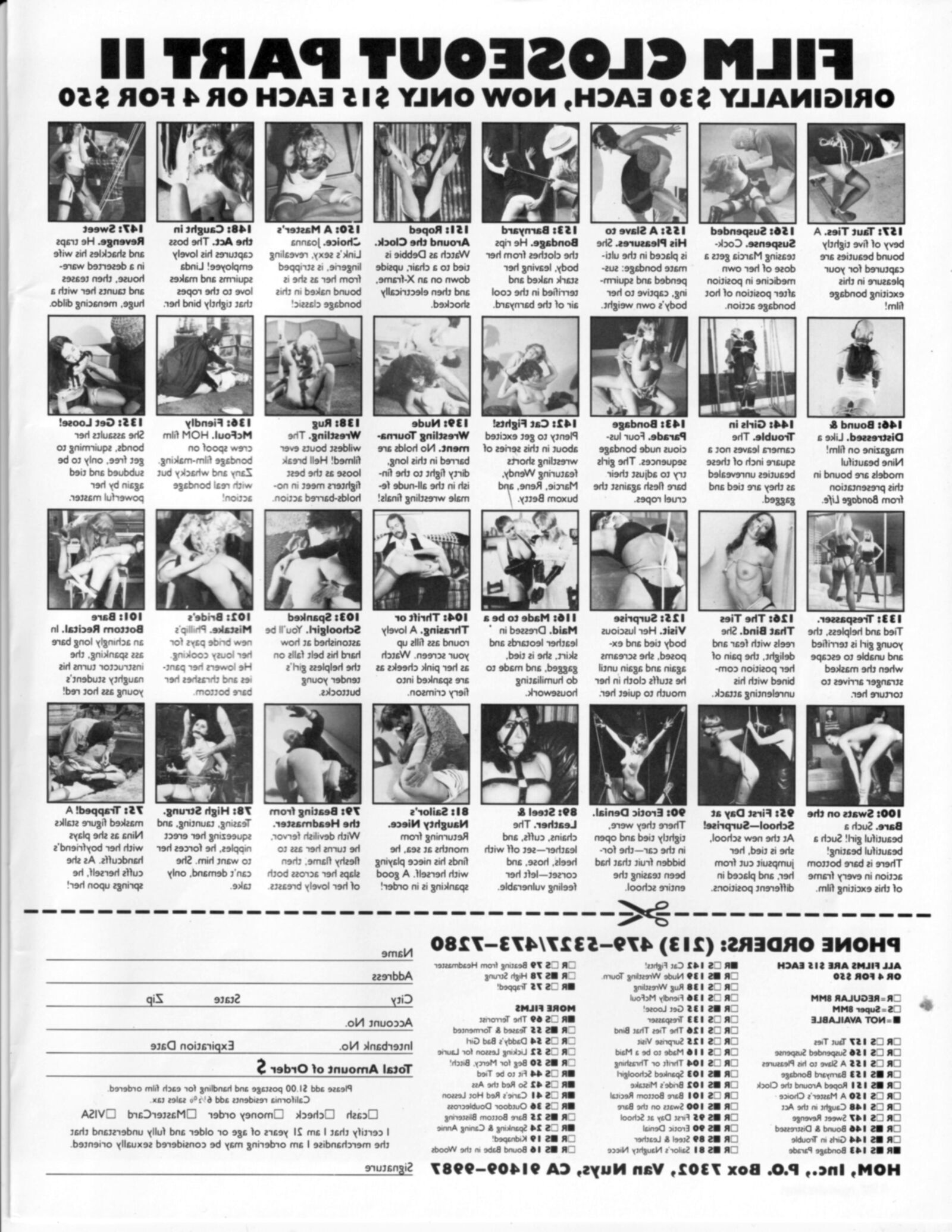 Revista vintage bondage agora, querida