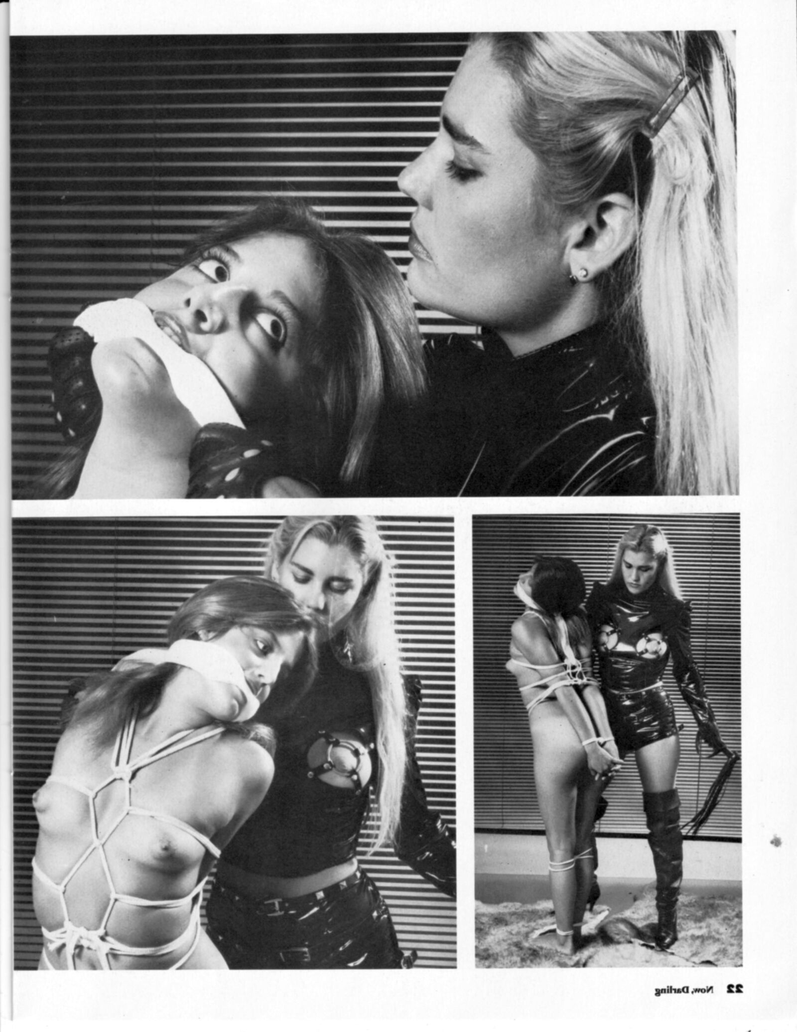 Revista vintage bondage agora, querida