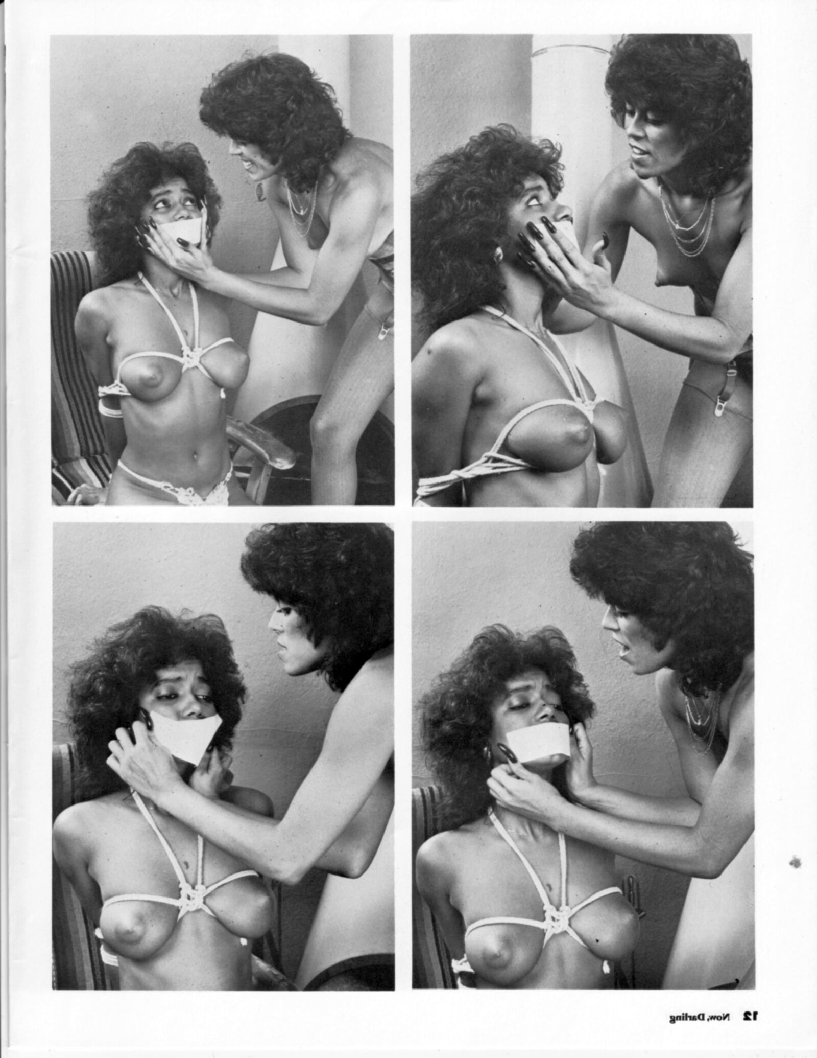 Revista vintage bondage agora, querida