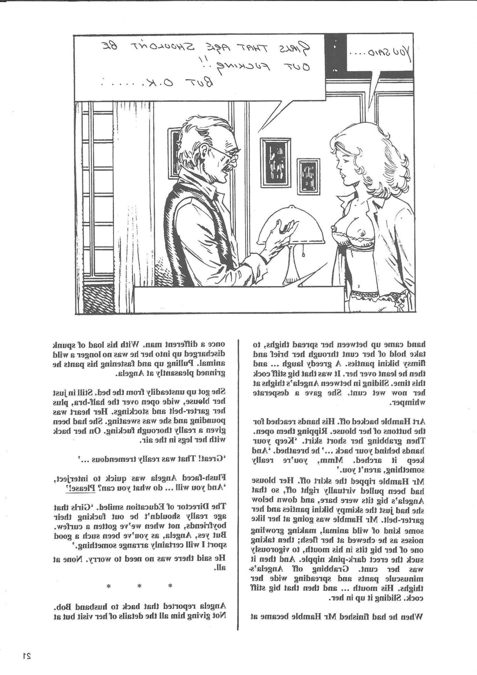 Retro Spanking Uniform Girls issue (complete)