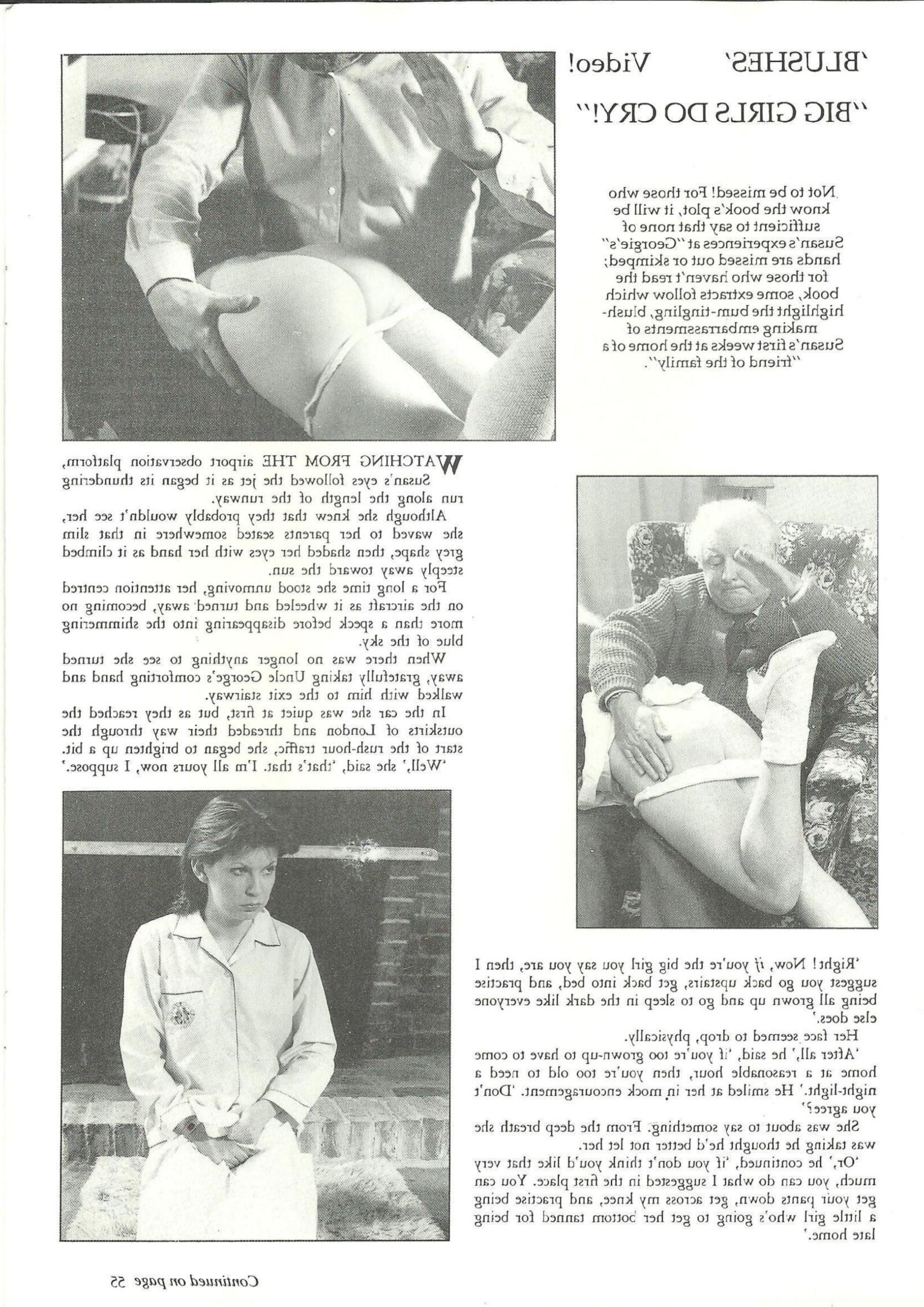Retro Spanking Uniform Girls issue (complete)