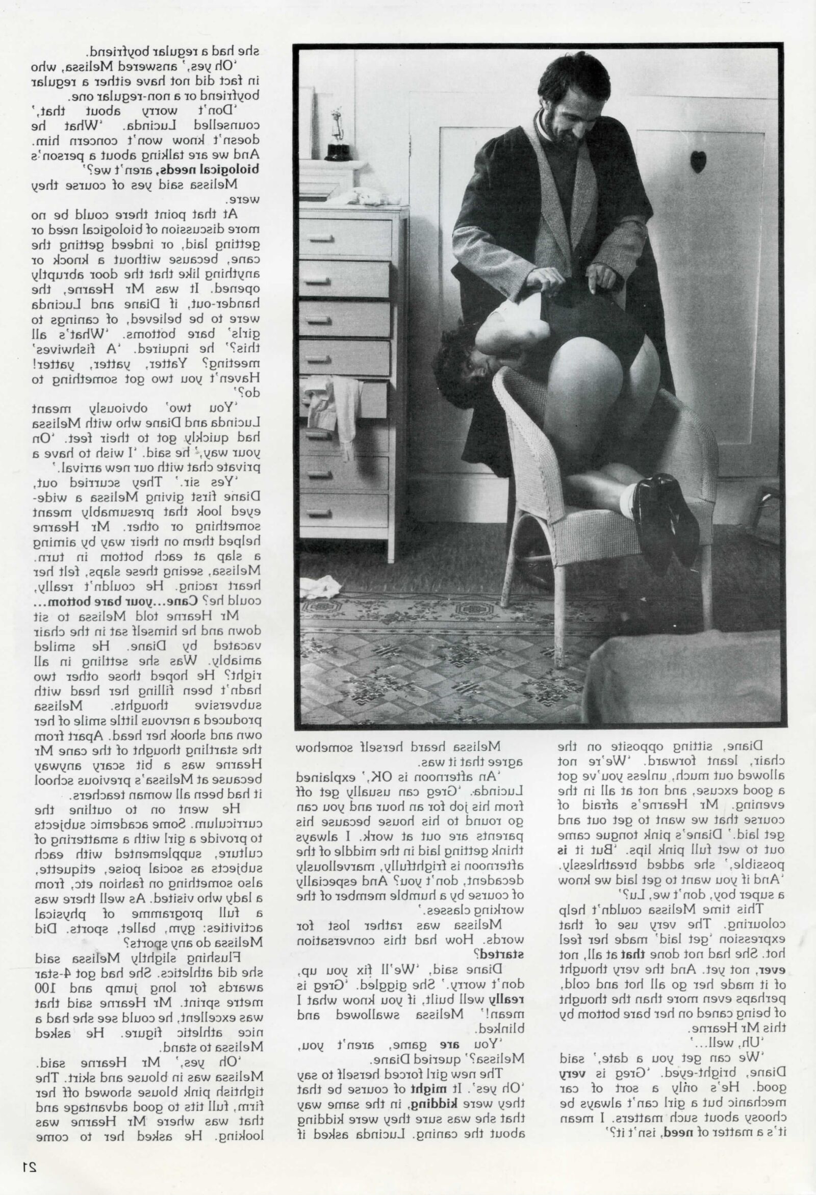 Retro Spanking Uniform Girls issue (complete)
