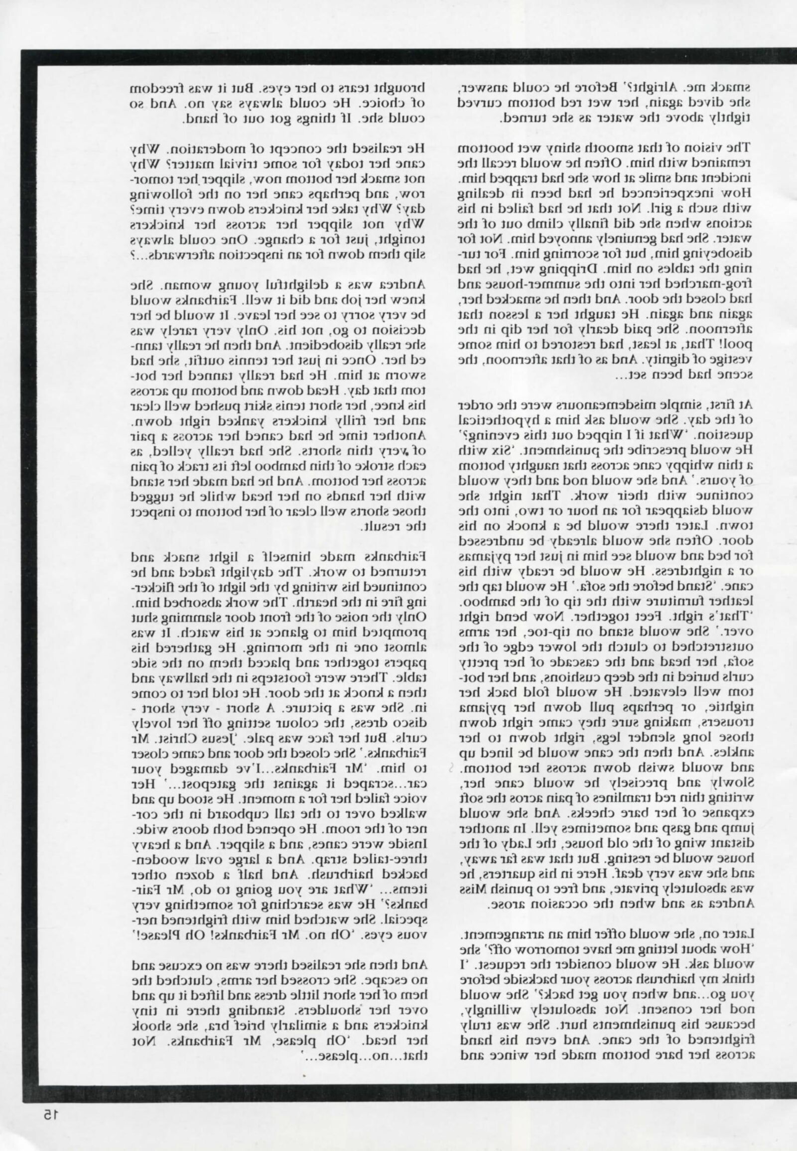 Retro Spanking Blushes Supplement issue complete