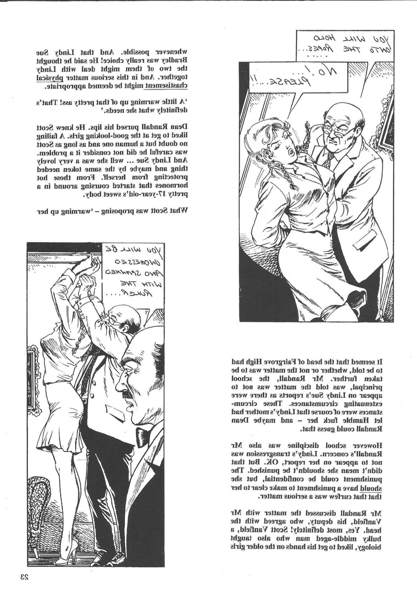 Retro Spanking Uniform Girls issue (complete)