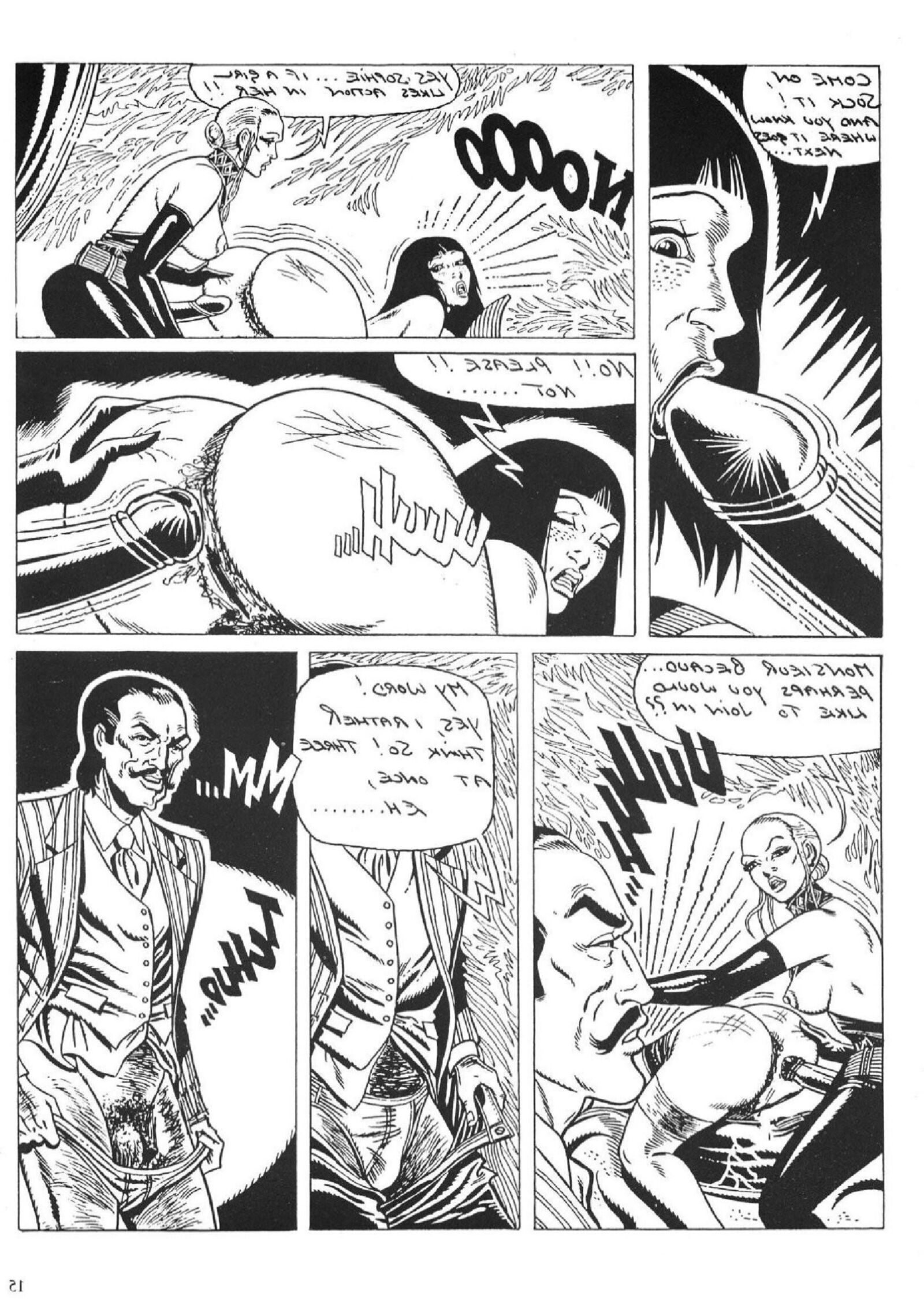 Retro Spanking Uniform Girls issue (complete)