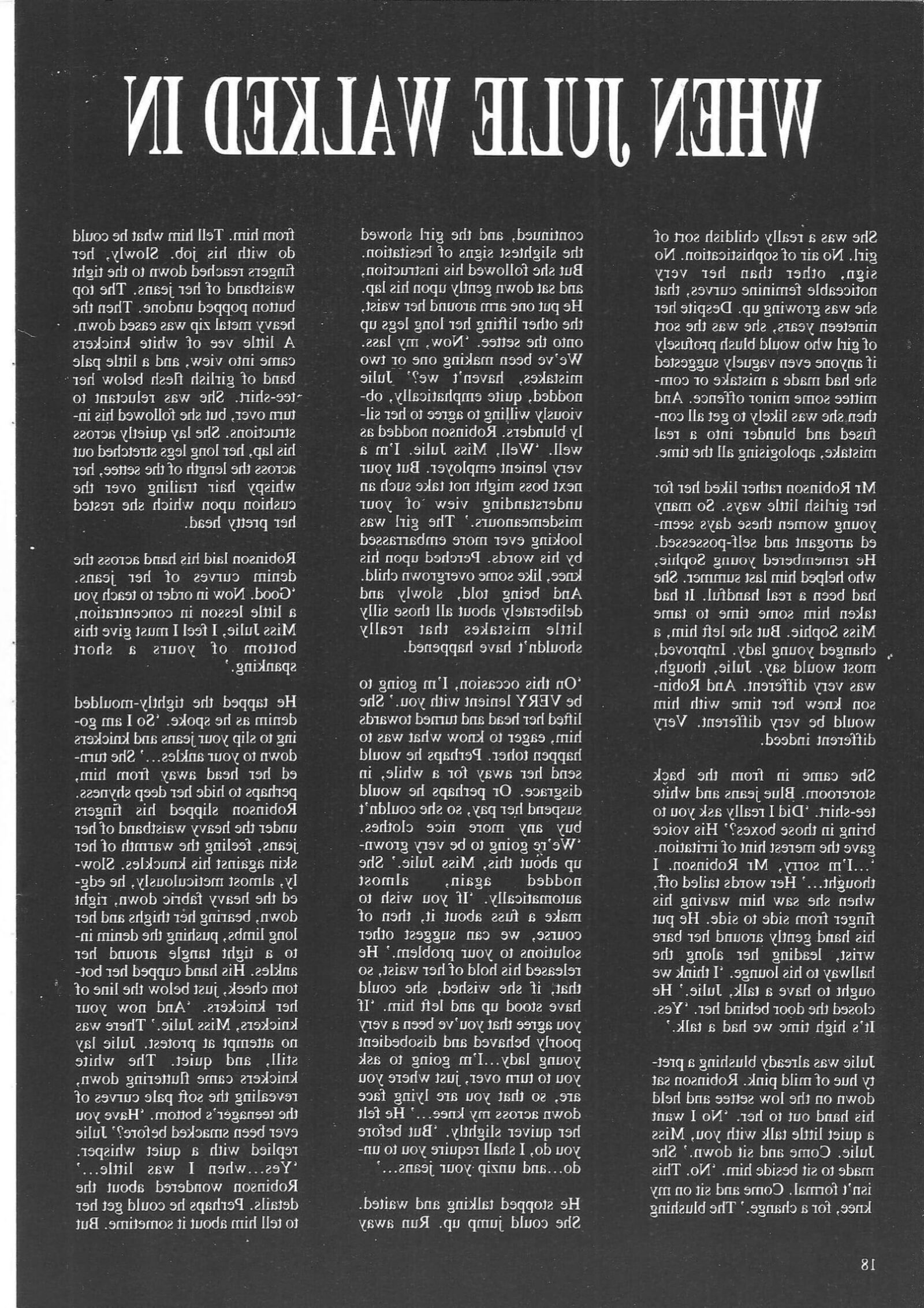 Spanking Blushes Supplement issue complete (last issue)