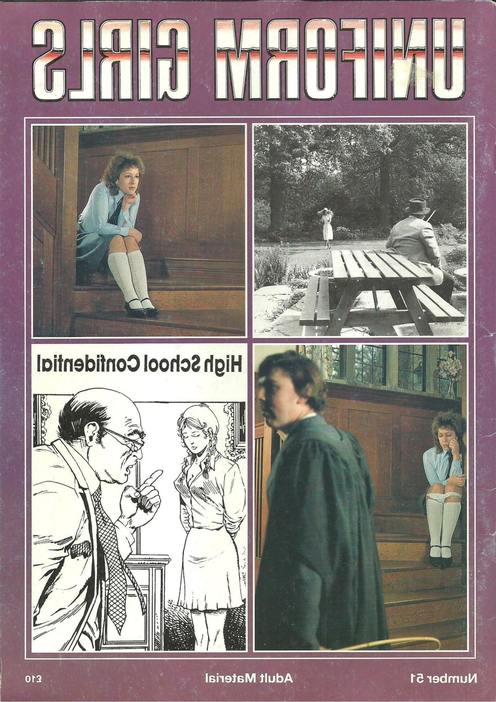Retro Spanking Uniform Girls issue (complete)