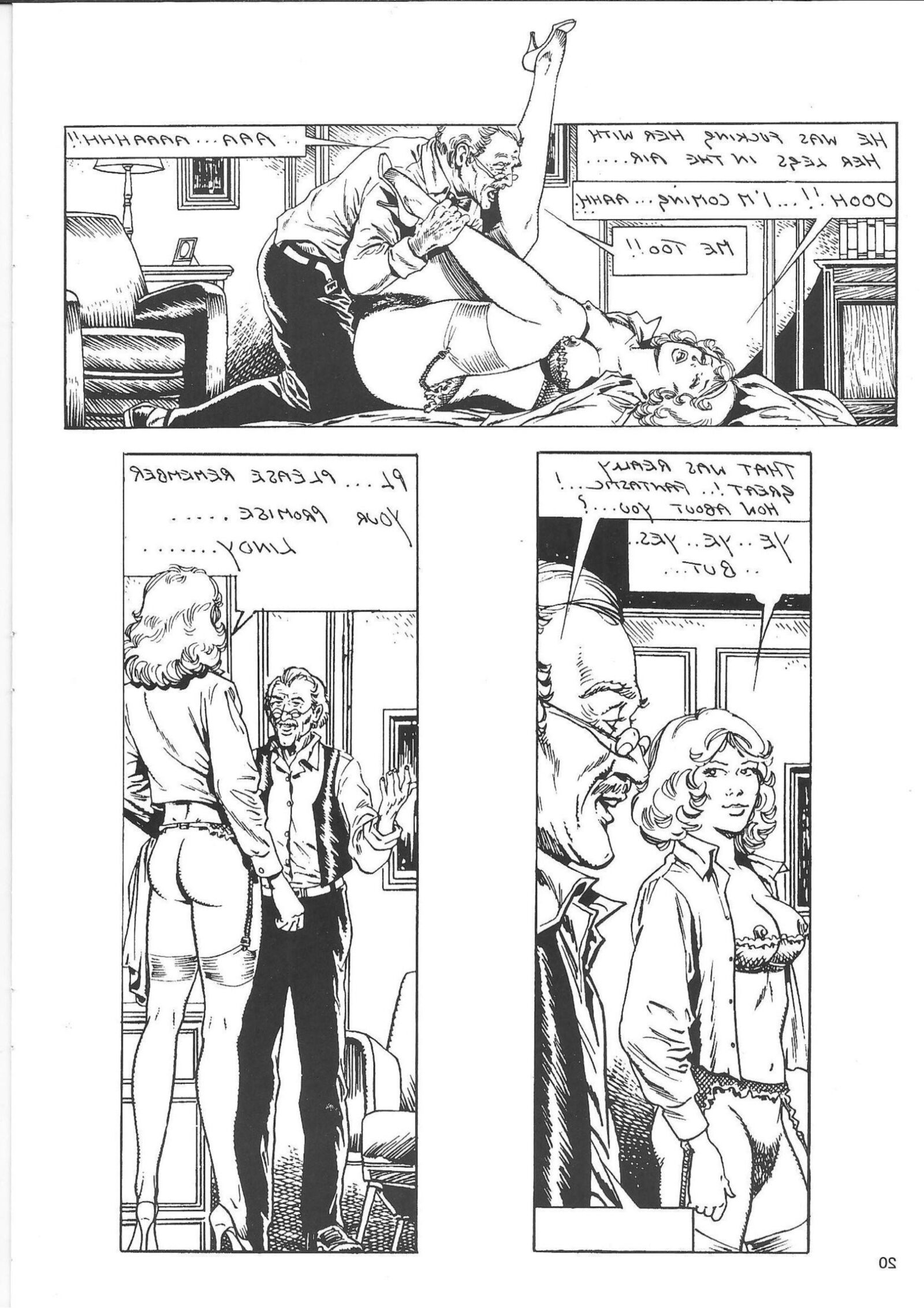 Retro Spanking Uniform Girls issue (complete)