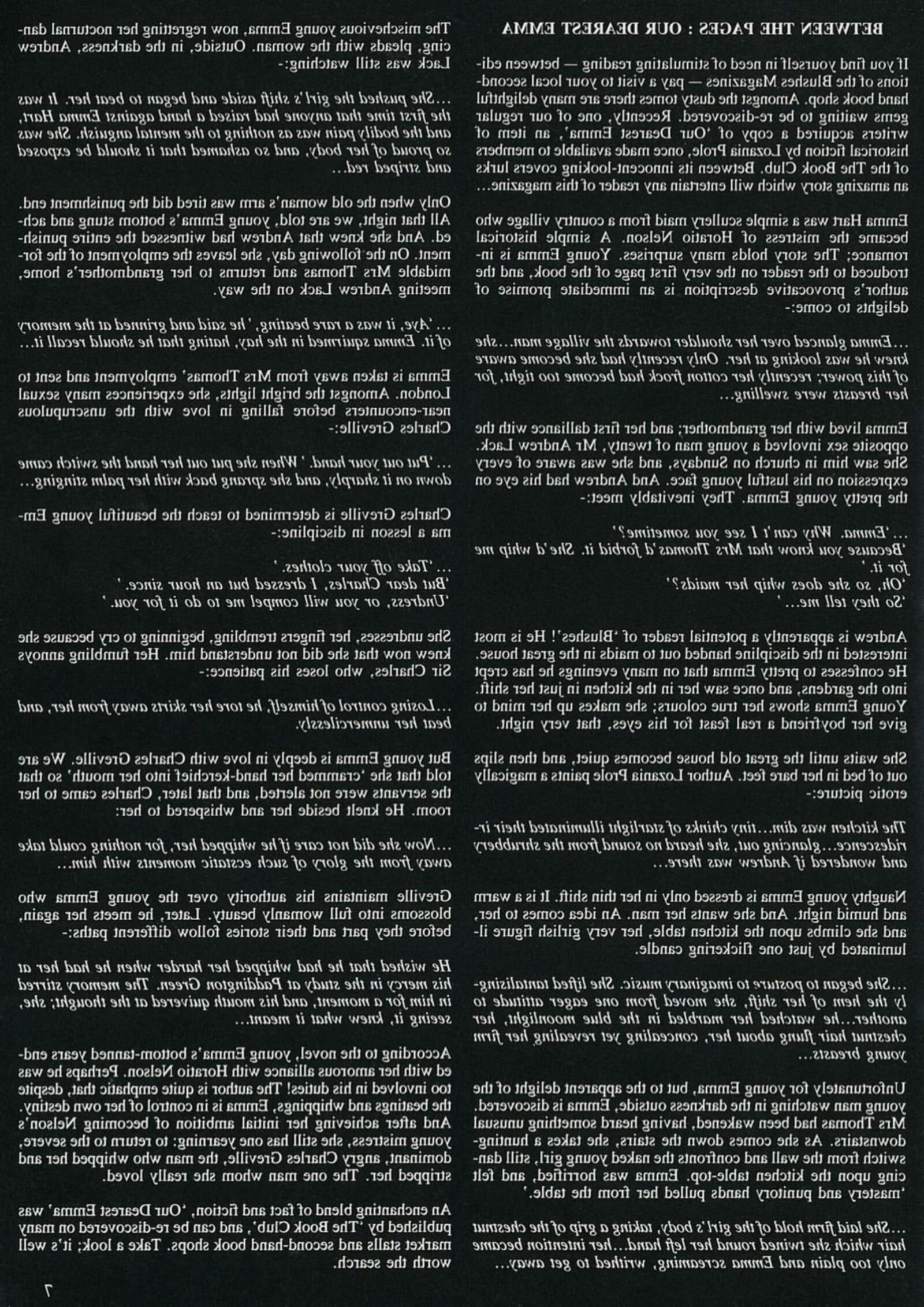Retro Spanking Blushes Supplement issue complete