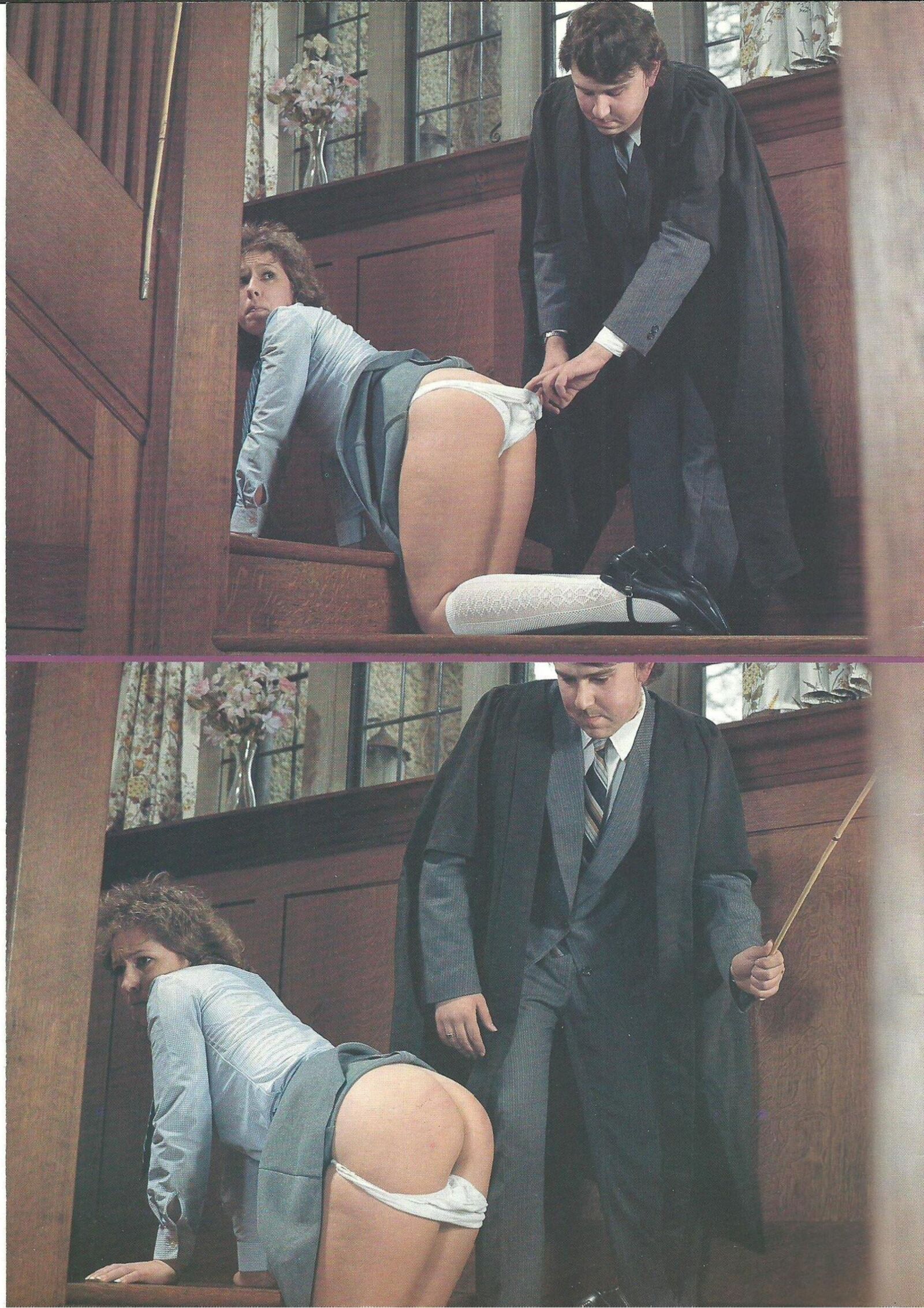 Retro Spanking Uniform Girls issue (complete)