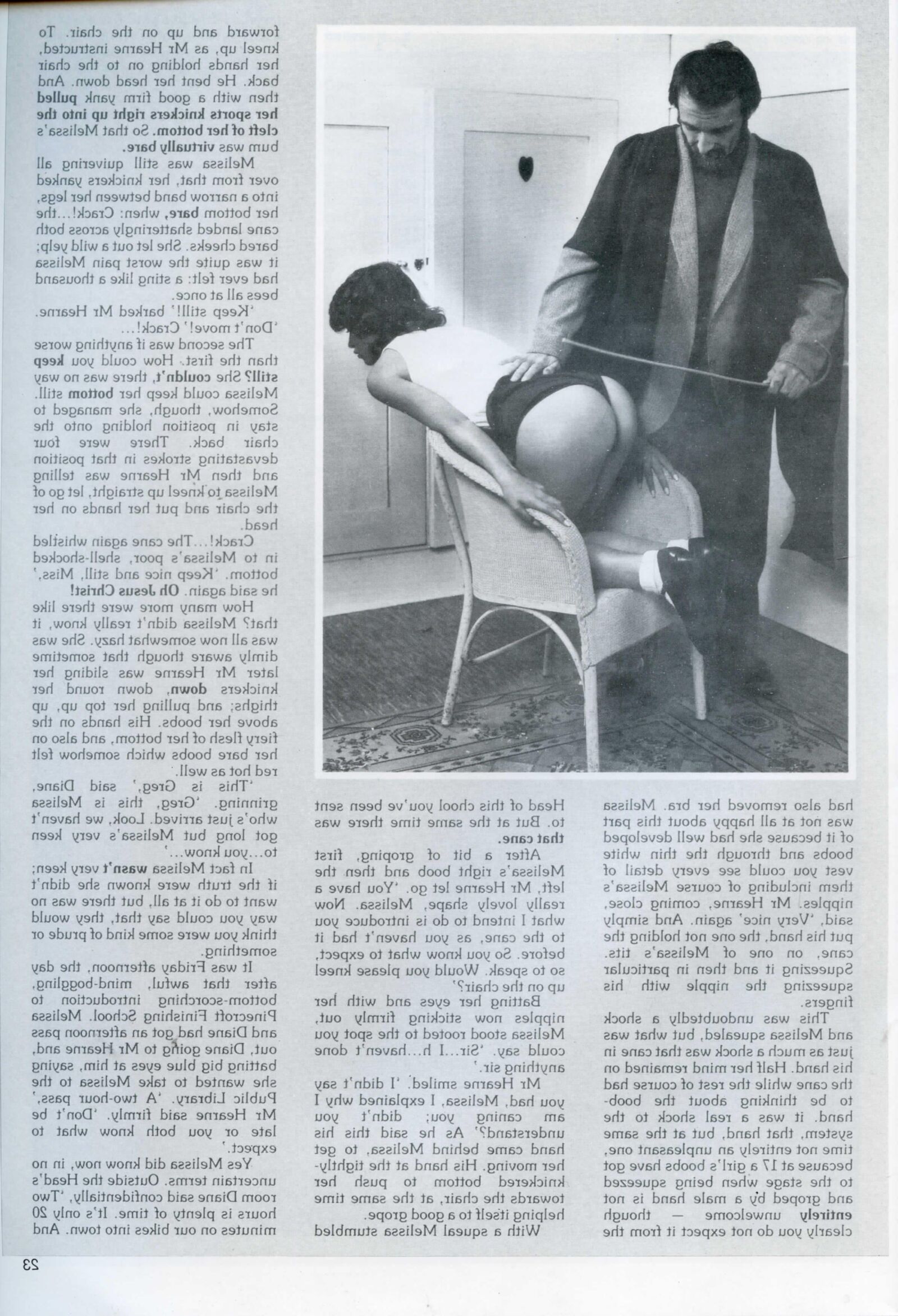 Retro Spanking Uniform Girls issue (complete)