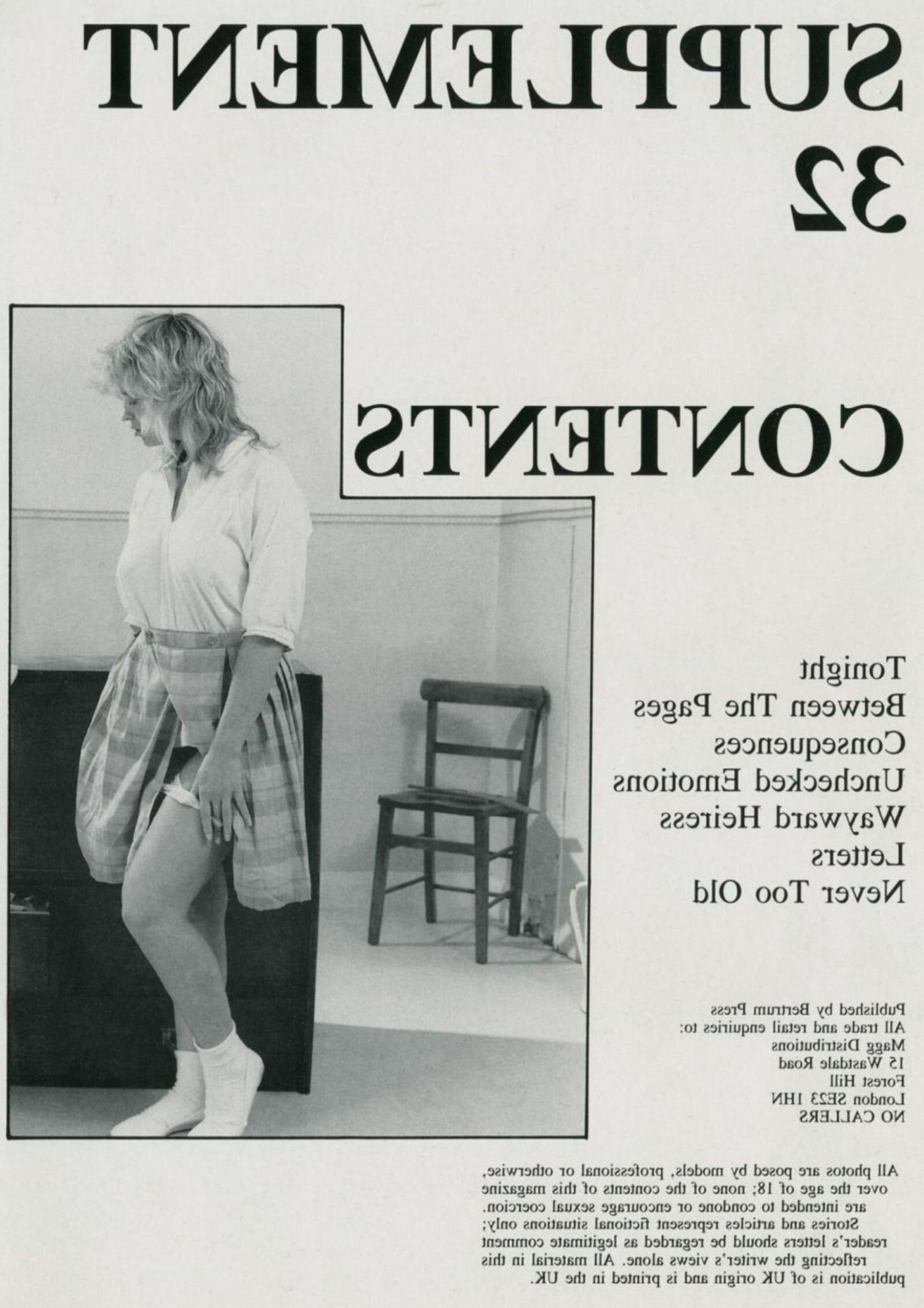 Retro Spanking Blushes Supplement issue complete