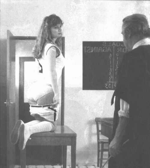 Retro Spanking pages from Uniform Girls bumper edition