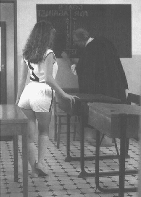 Retro Spanking pages from Uniform Girls bumper edition